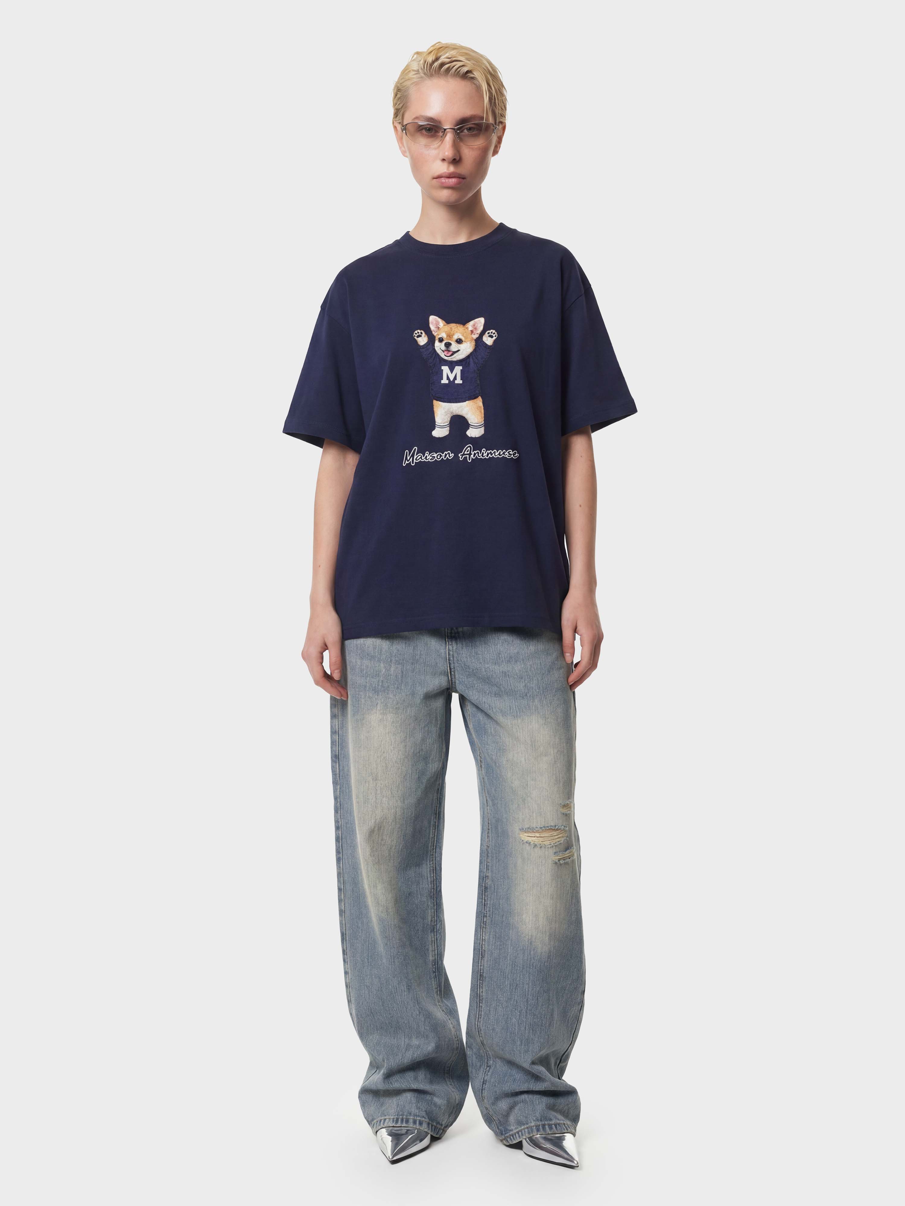 Unisex Cotton T-Shirt - Chihuahua Illustration