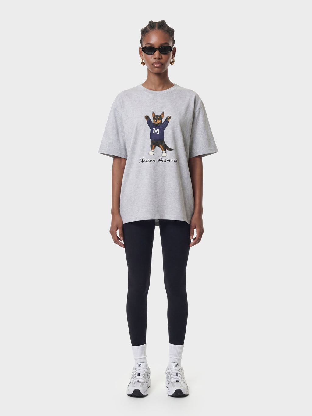 Unisex Cotton T-Shirt - Doberman Pinscher Illustration