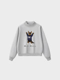Fleece Mid-Neck Sweatshirt - Doberman Pinscher