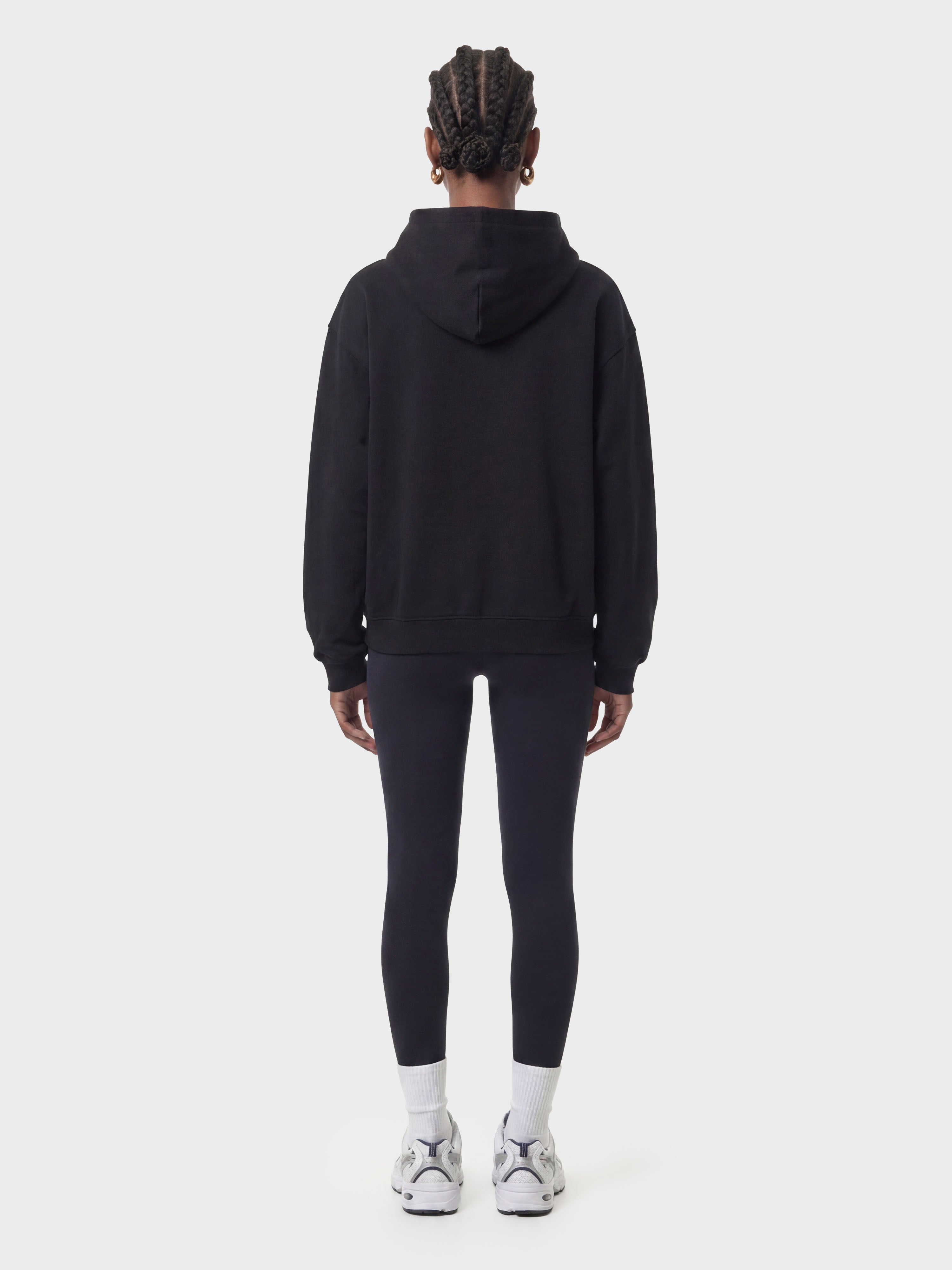 Unisex Fleeced Boxy Fit Hoodie - Doberman Pinscher