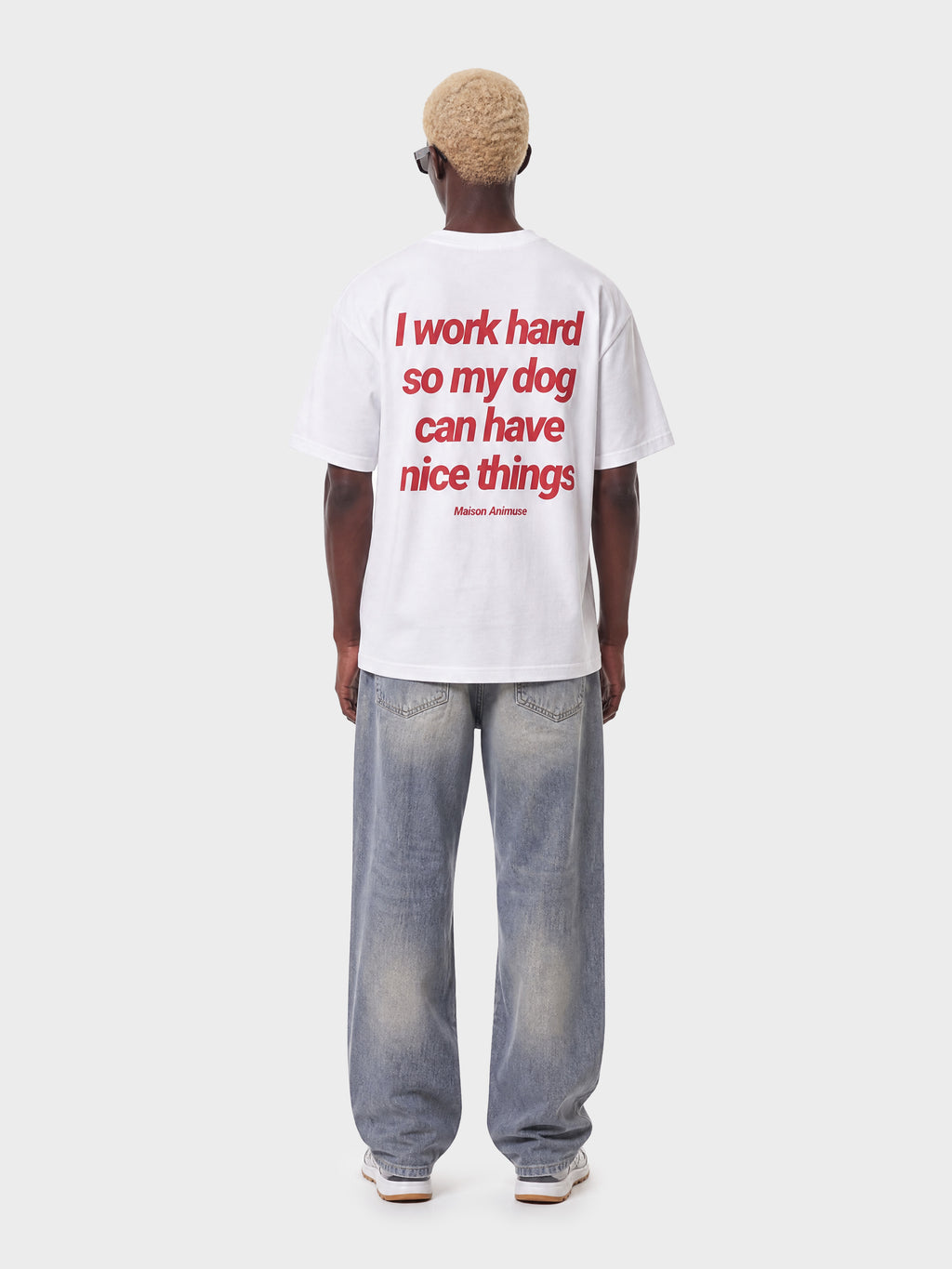 Unisex Dog Person Cotton T-Shirt