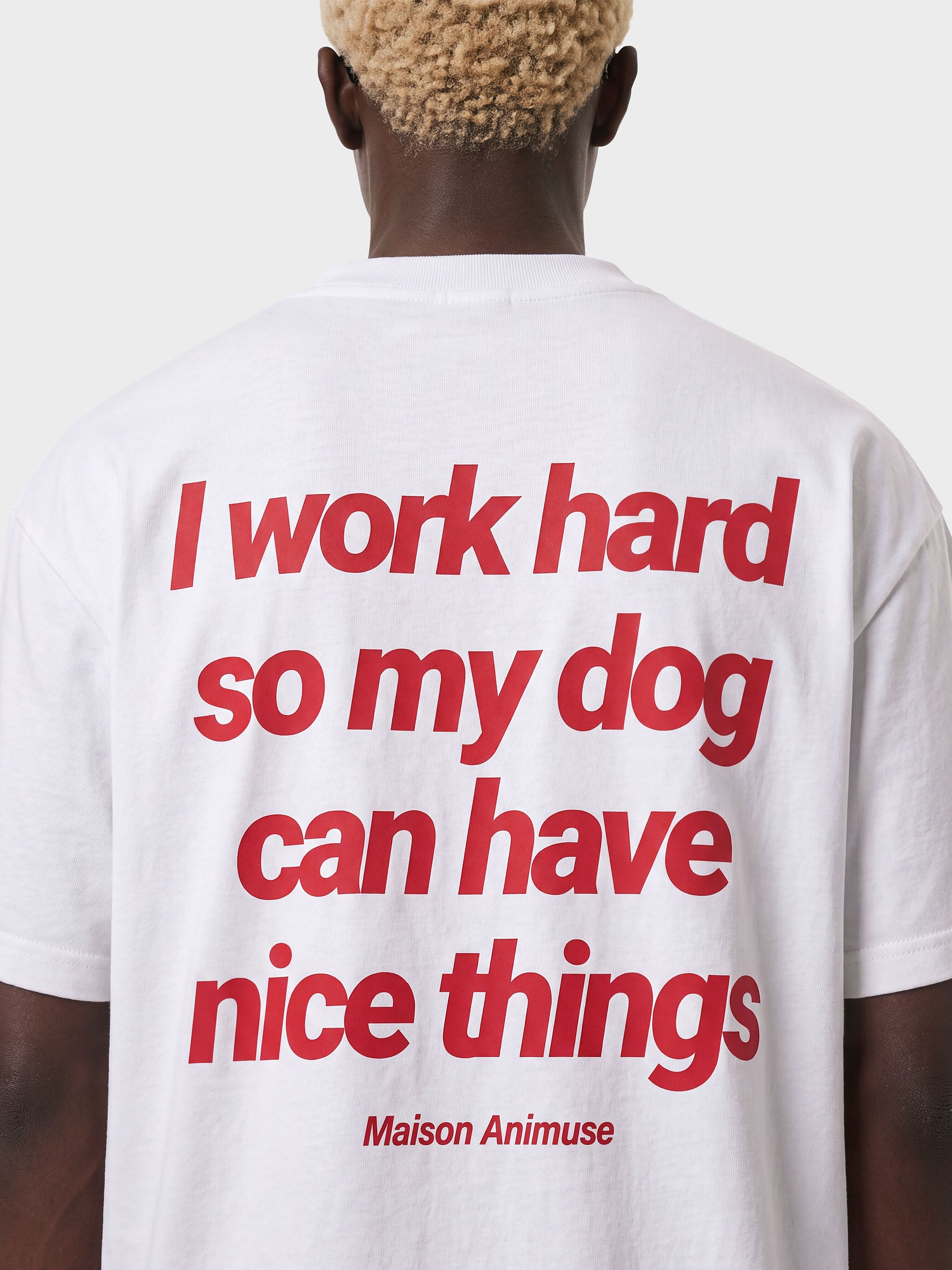 Unisex Dog Person Cotton T-Shirt