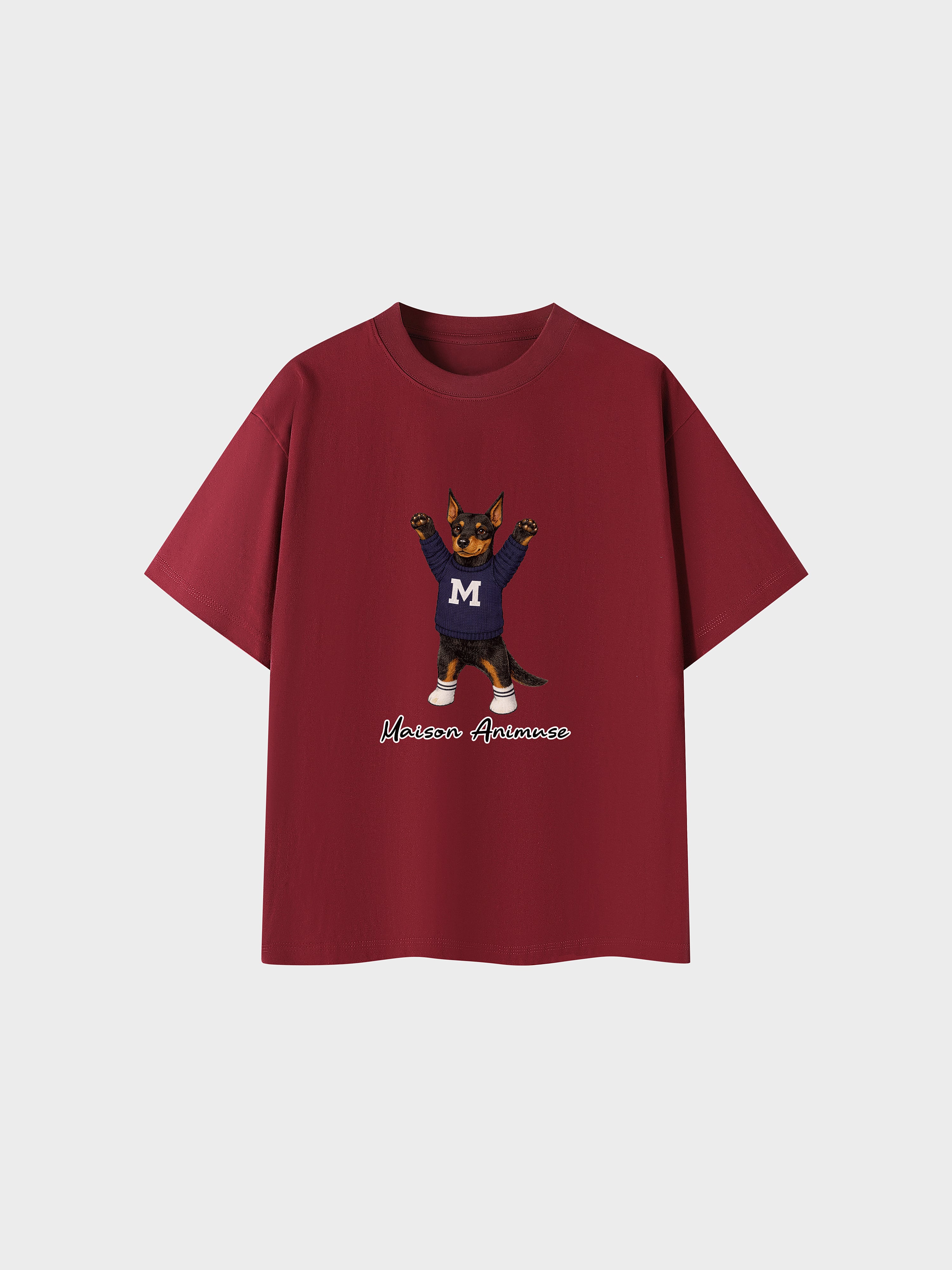 Unisex Cotton T-Shirt - Doberman Pinscher