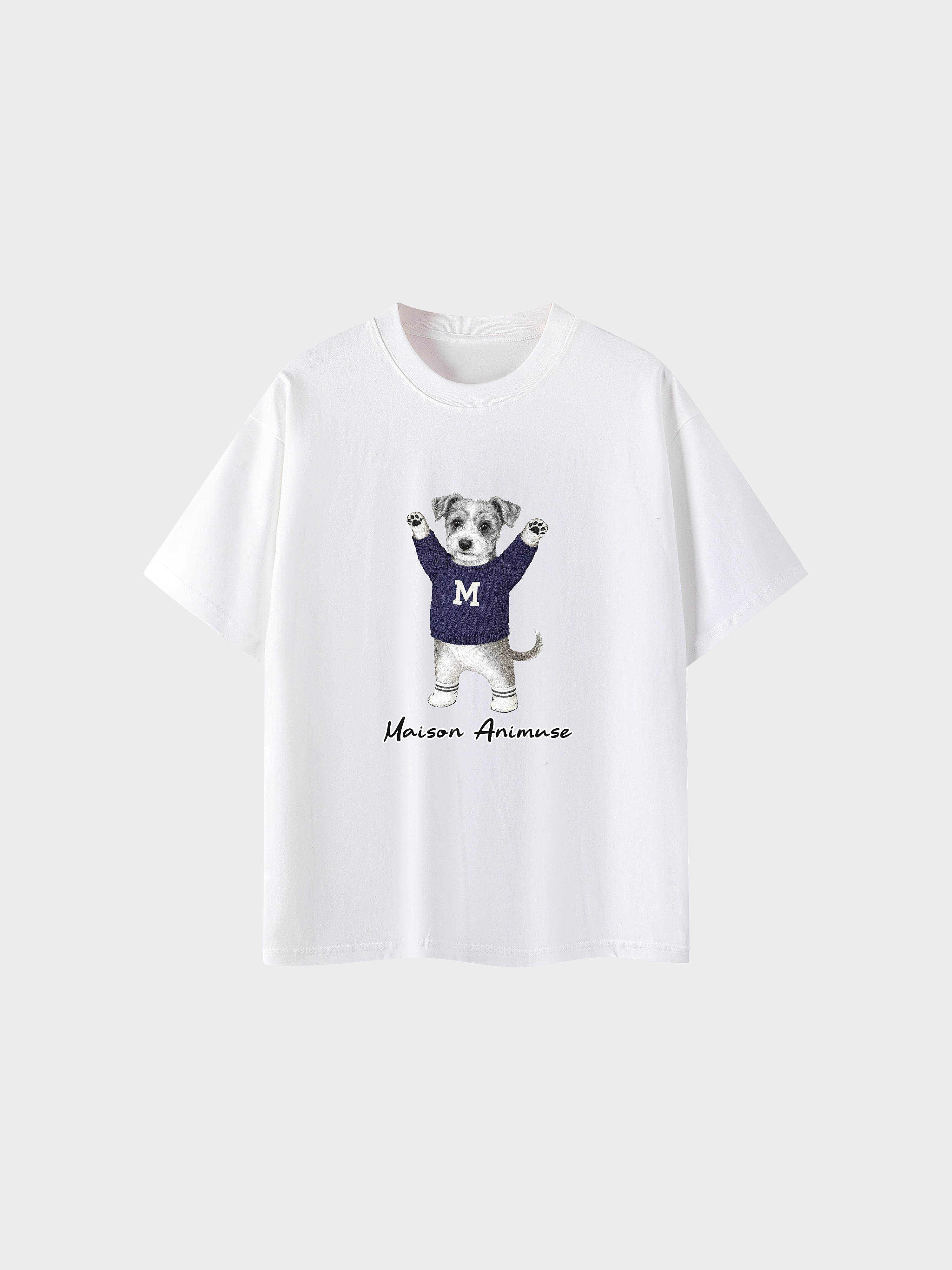 Unisex Cotton T-Shirt - Schnauzer