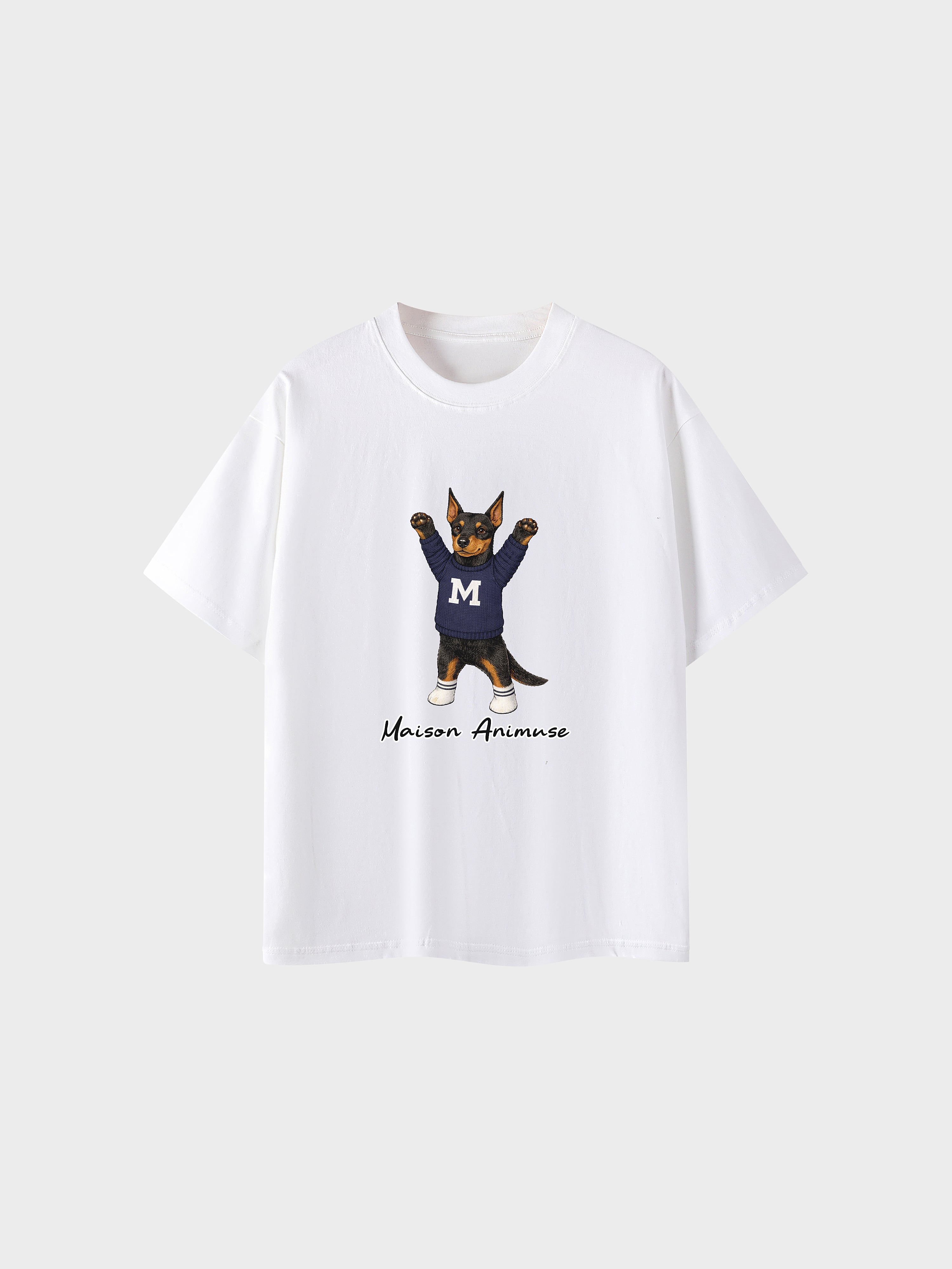 Unisex Cotton T-Shirt - Doberman Pinscher