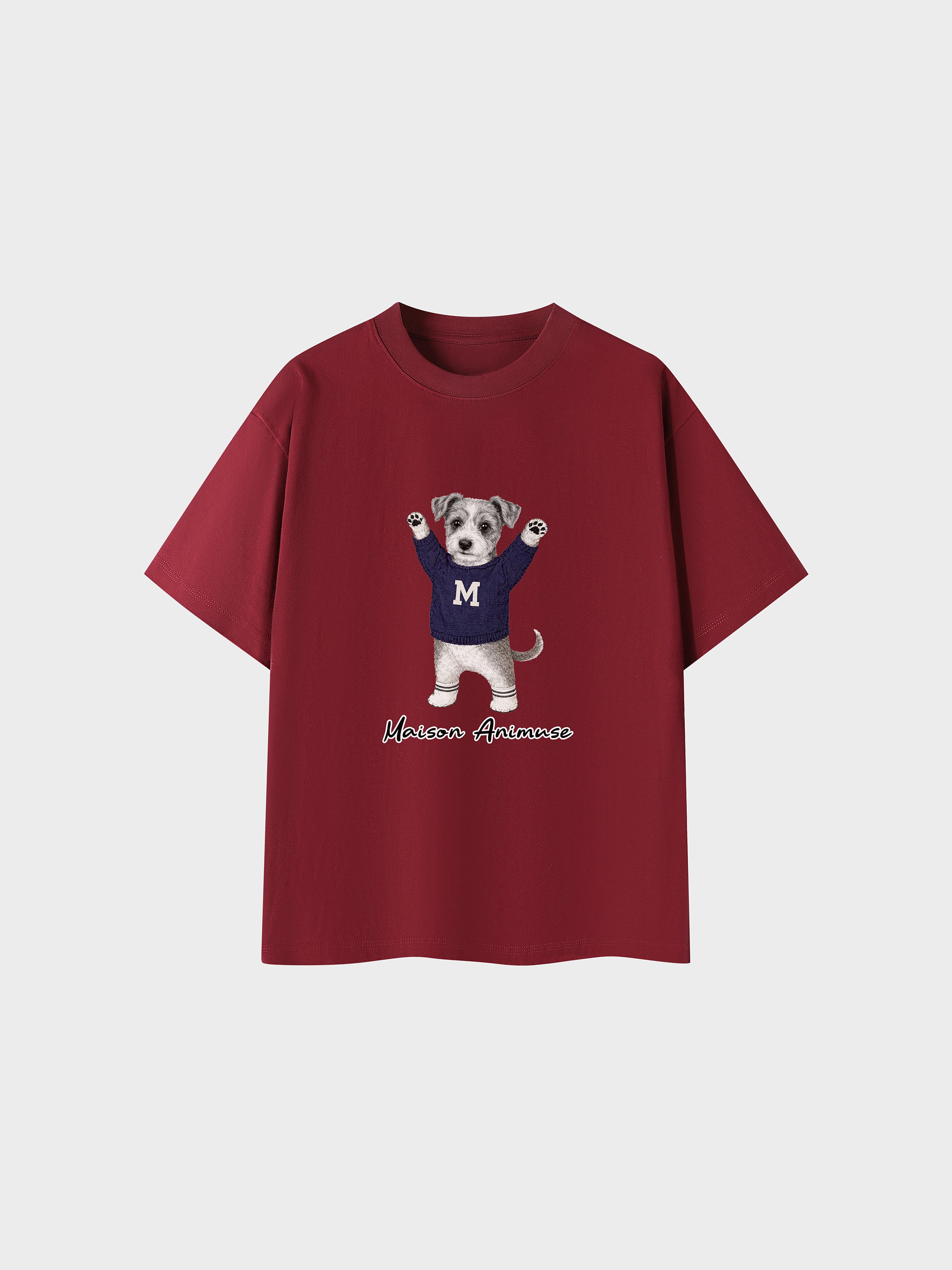 Unisex Cotton T-Shirt - Schnauzer