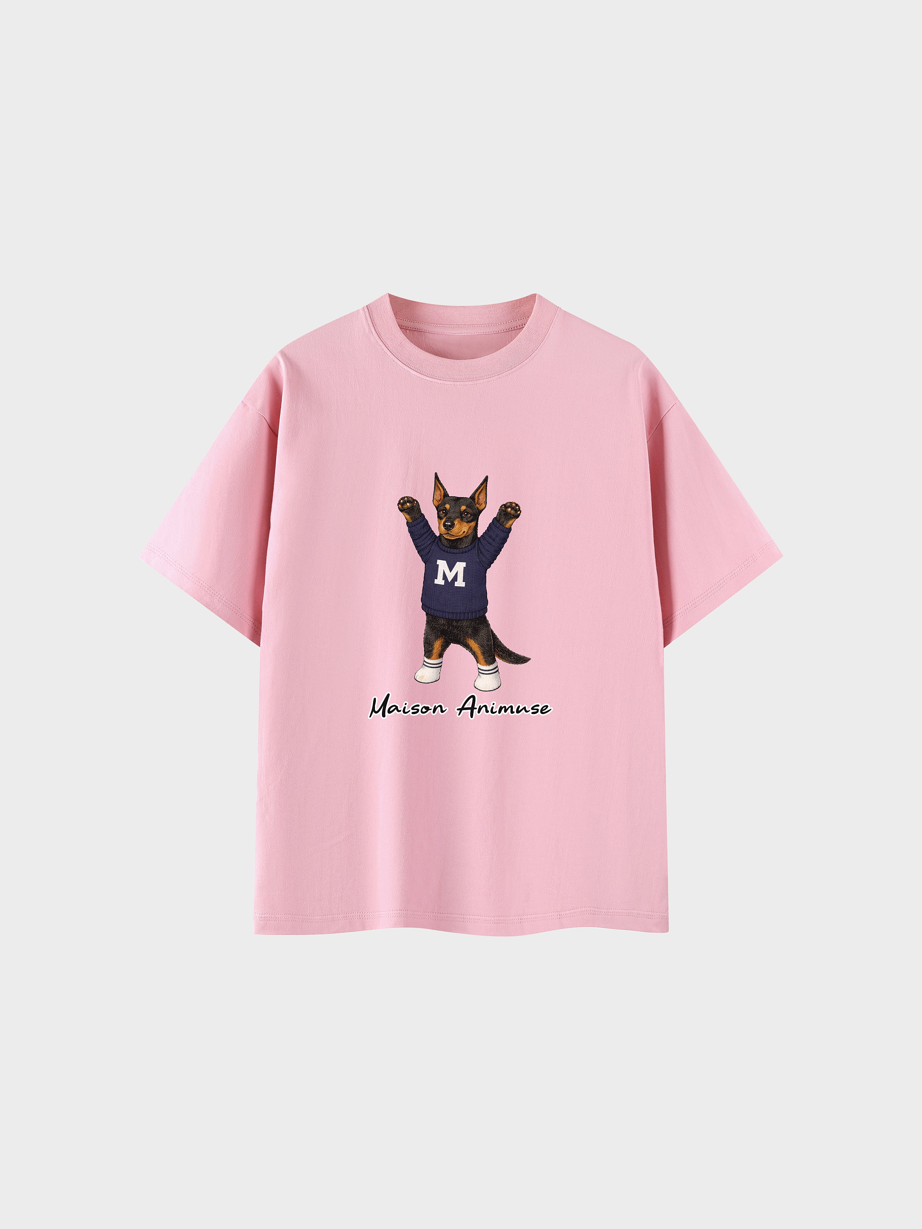 Unisex Cotton T-Shirt - Doberman Pinscher