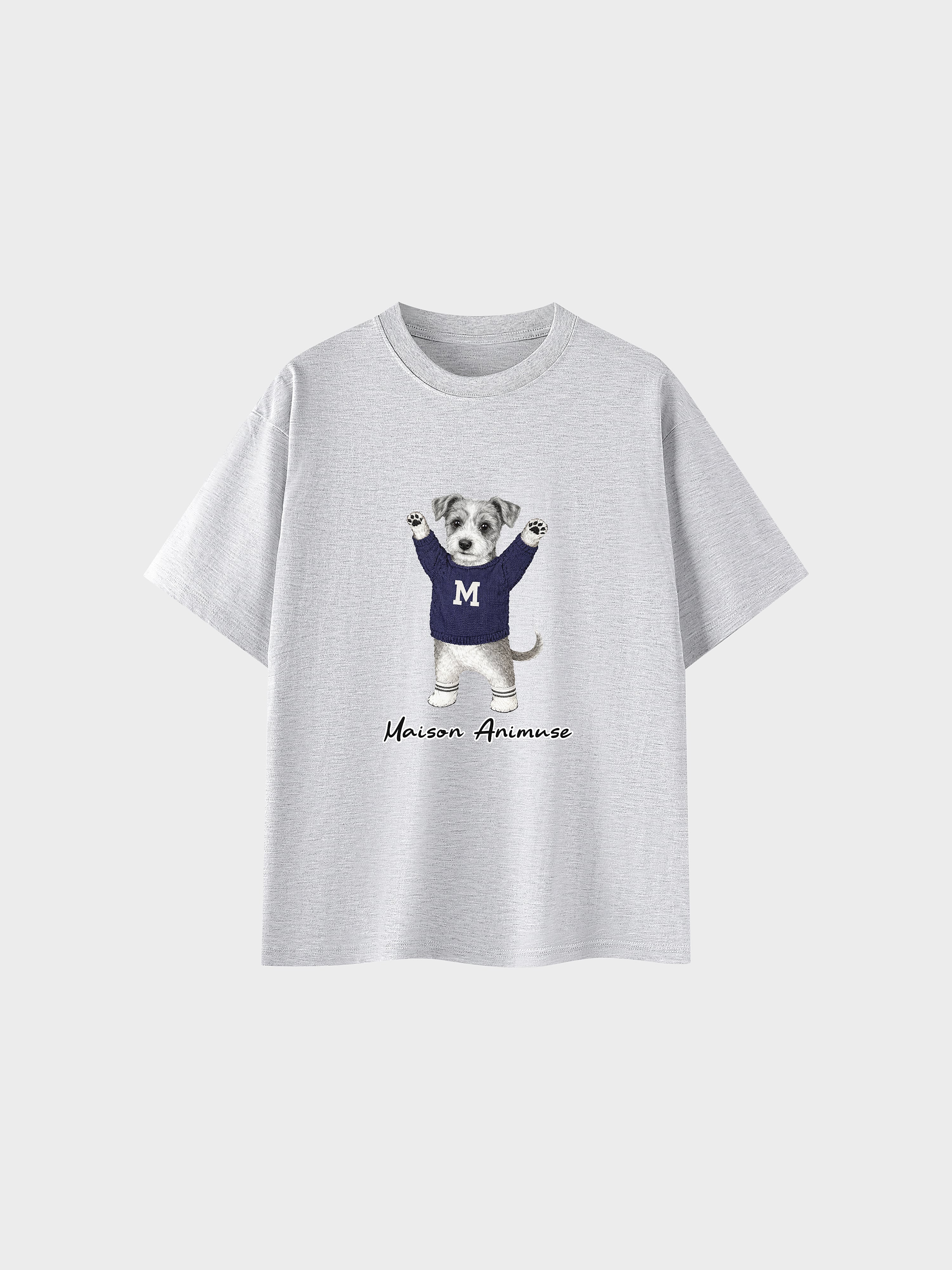 Unisex Cotton T-Shirt - Schnauzer