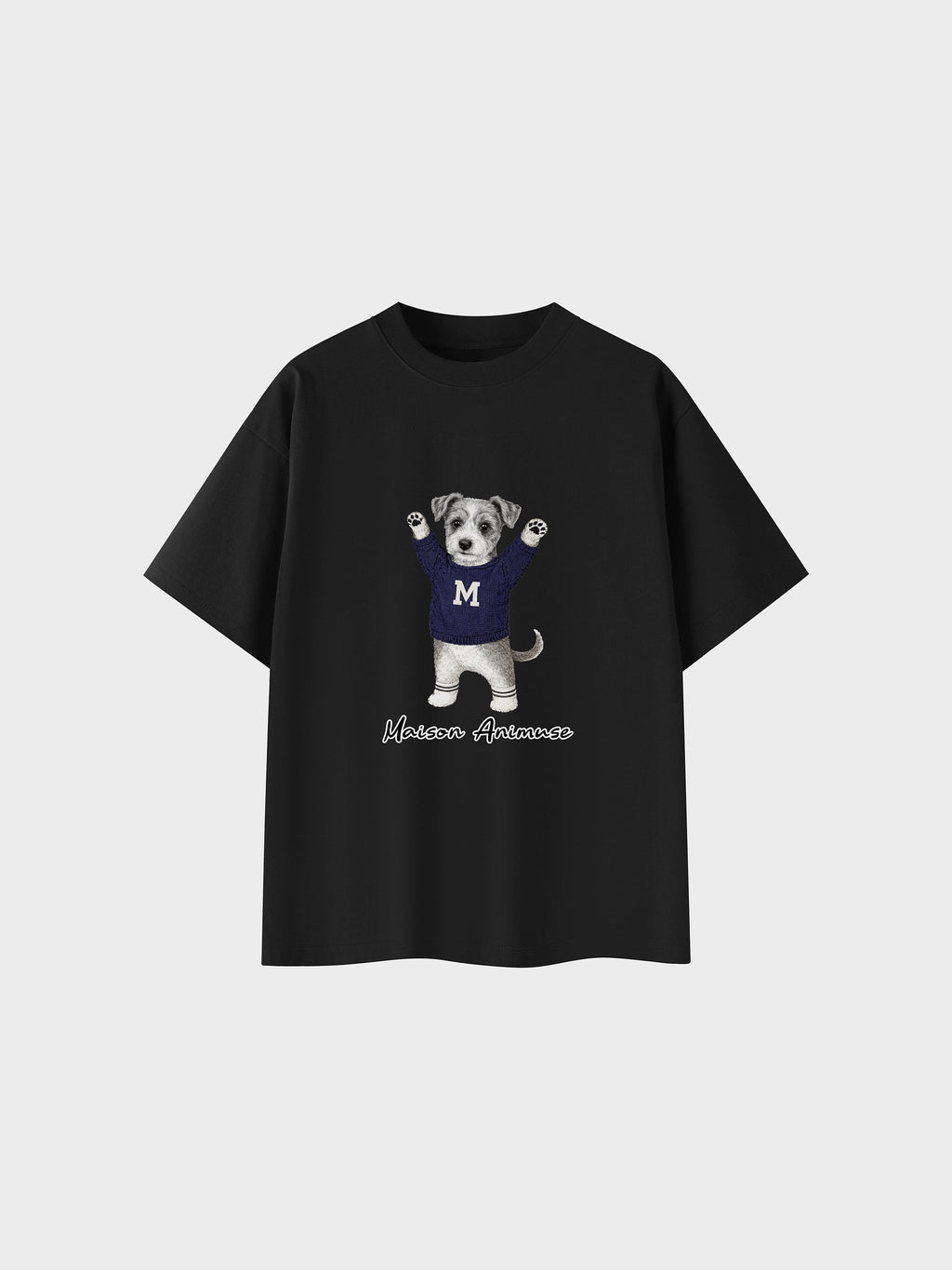 Unisex Cotton T-Shirt - Schnauzer