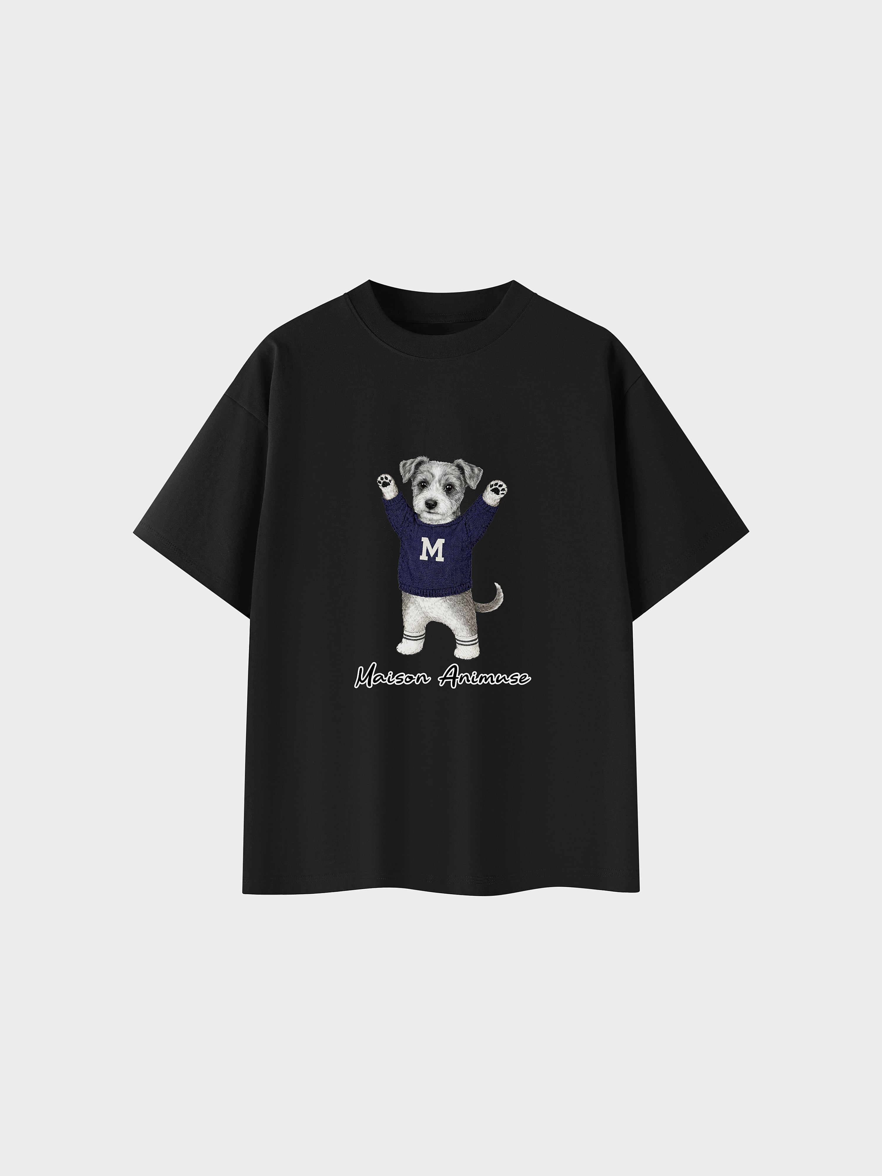 Unisex Cotton T-Shirt - Schnauzer