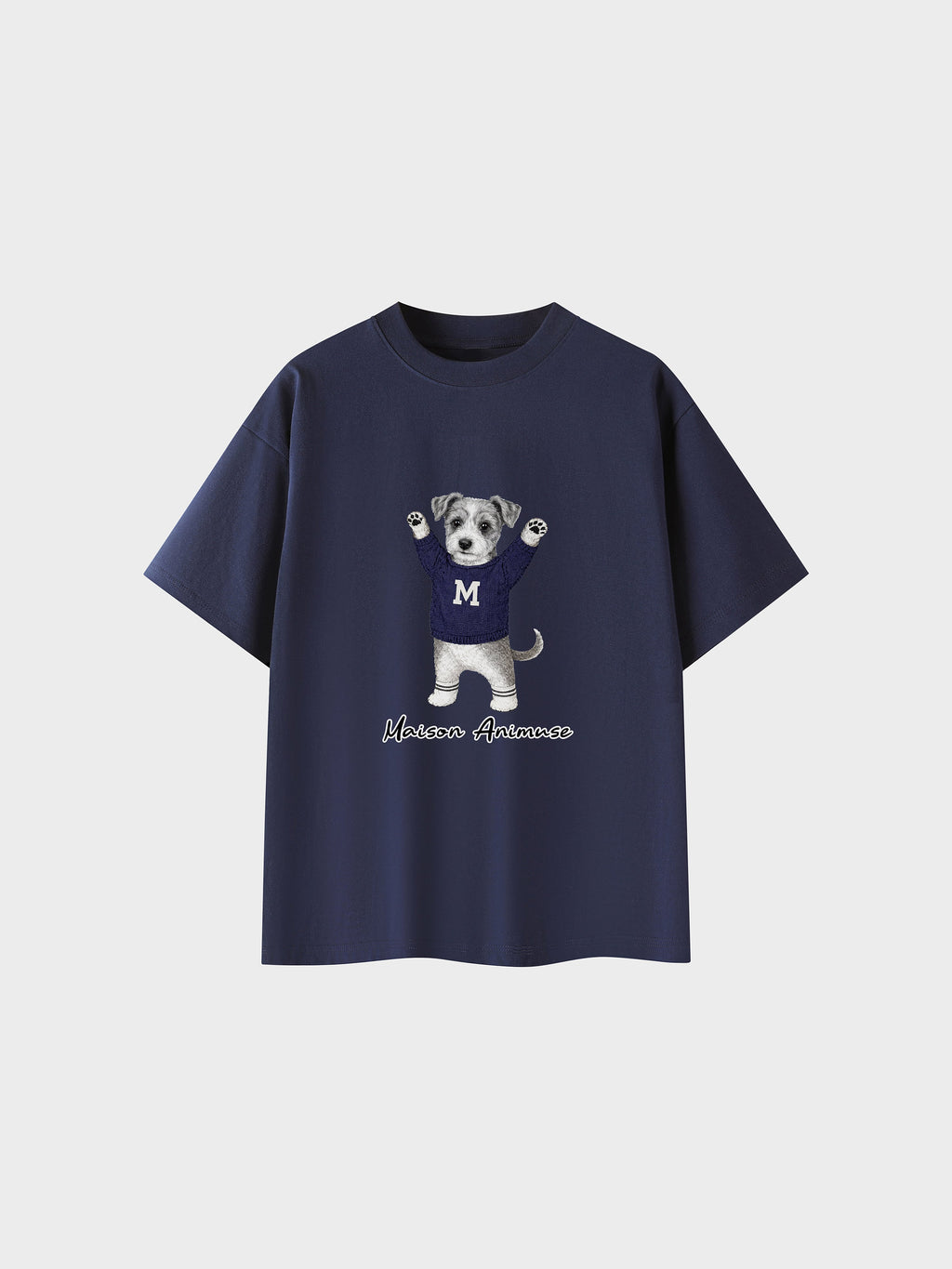 Unisex Cotton T-Shirt - Schnauzer