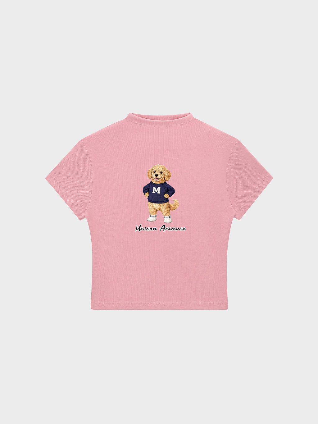 Womens Slim Fit Mid Neck T-Shirt - Goldendoodle
