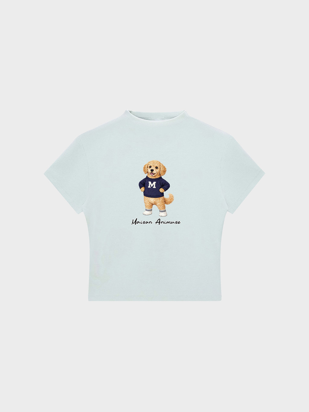 Womens Slim Fit Mid Neck T-Shirt - Goldendoodle