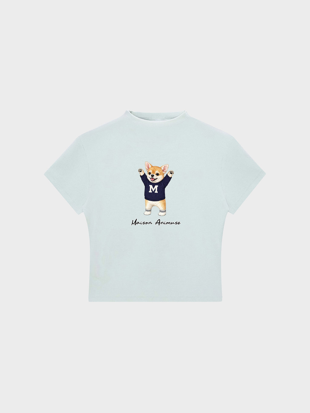 Womens Slim Fit Mid Neck T-Shirt - Chihuahua