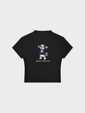 Womens Slim Fit Mid Neck T-Shirt - Shih Tzu