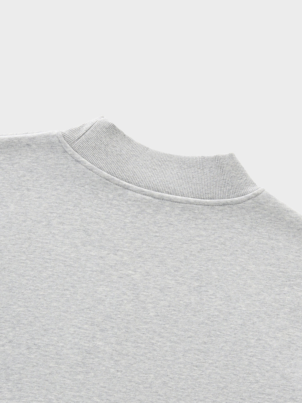 Fleece Mid-Neck Sweatshirt - Blue and White Italian Greyhound