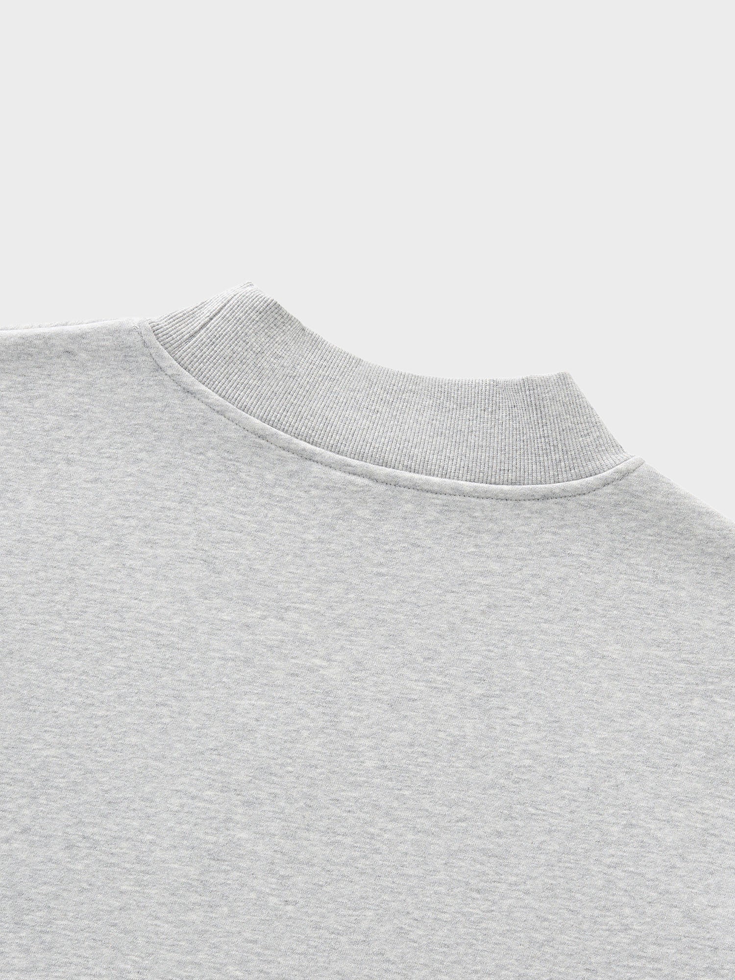 Fleece Mid-Neck Sweatshirt - Blue and White Italian Greyhound