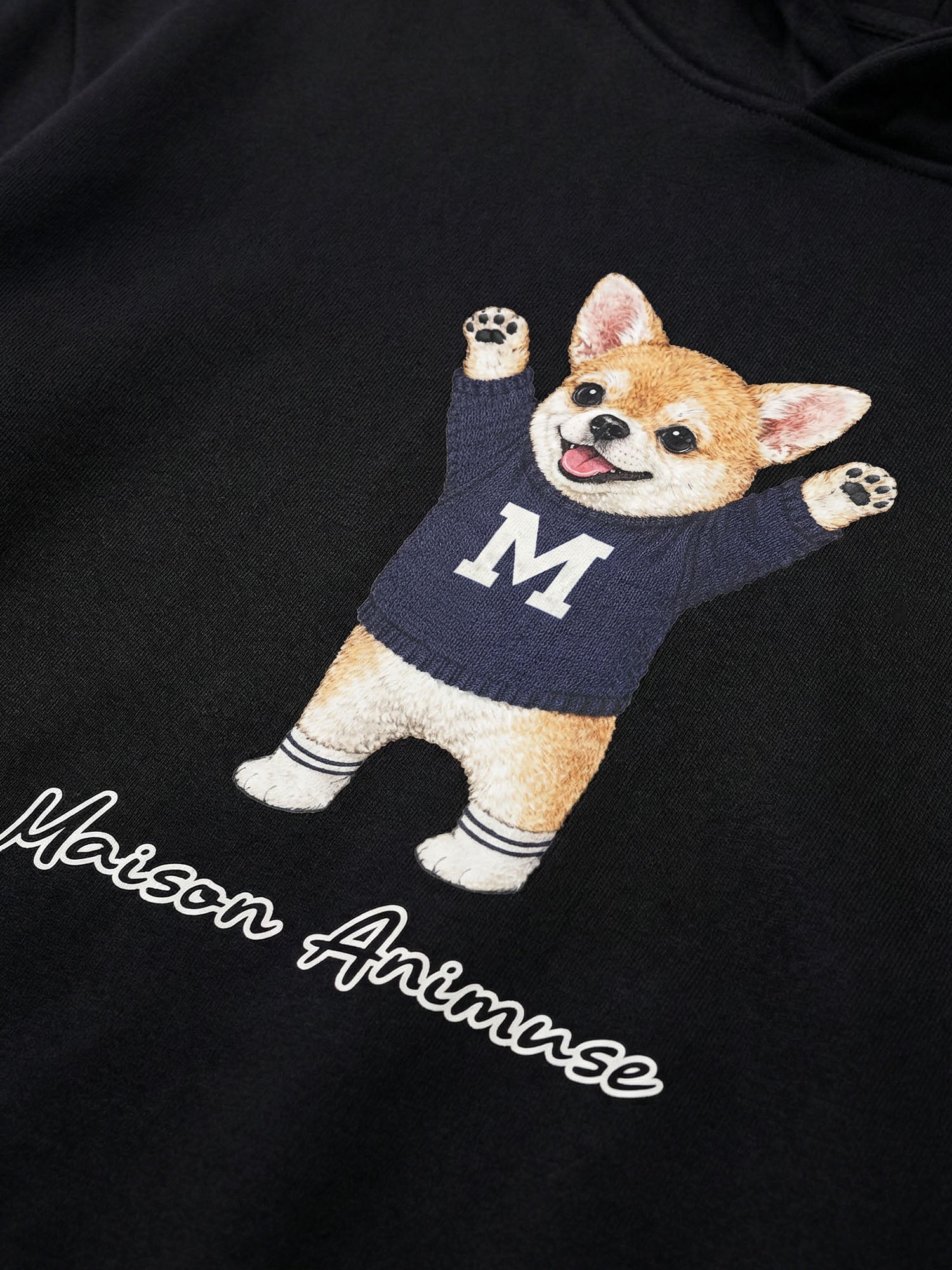 Unisex Fleeced Boxy Fit Hoodie - Chihuahua