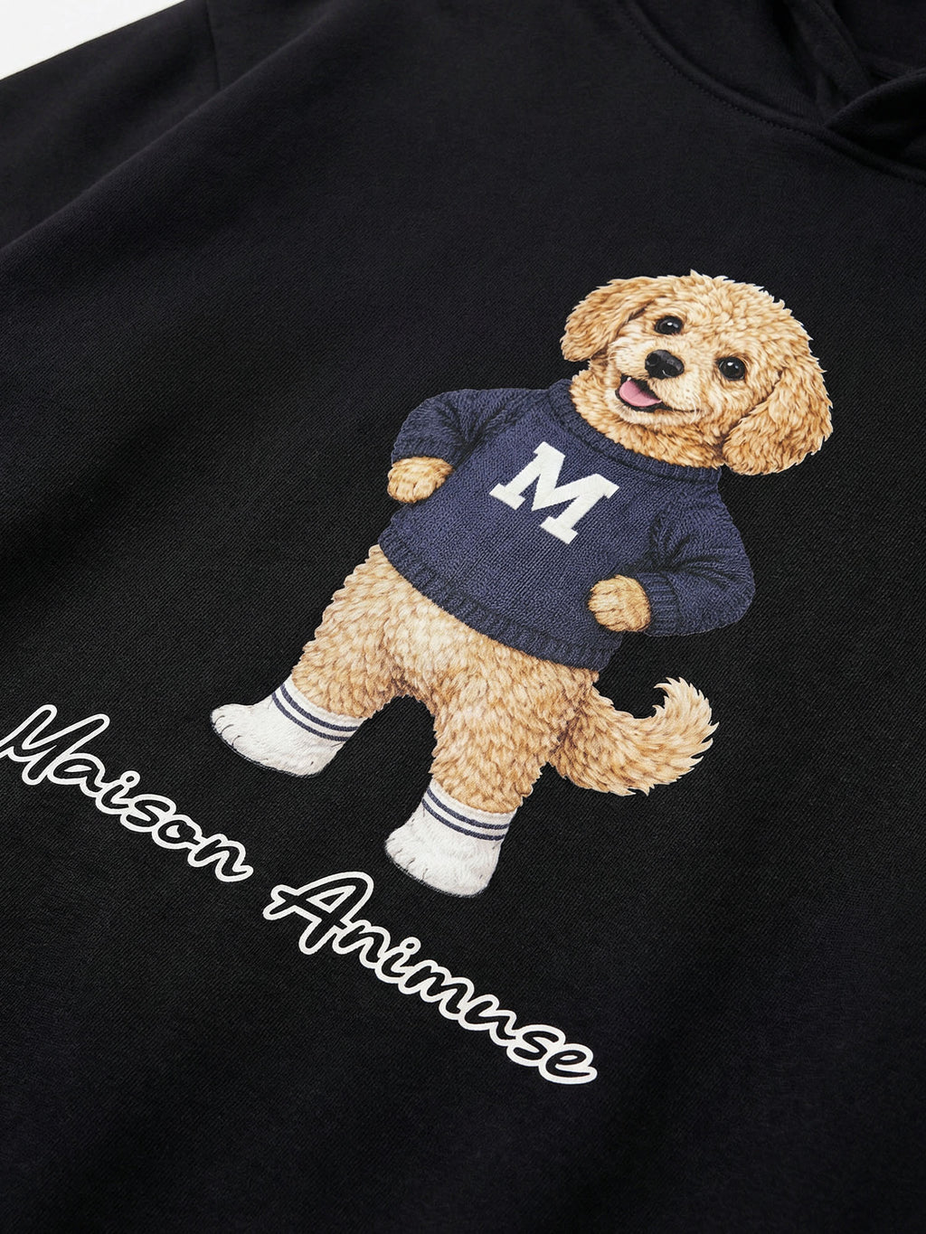 Unisex Fleeced Boxy Fit Hoodie - Goldendoodle