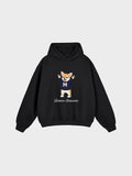Unisex Fleeced Boxy Fit Hoodie - Chihuahua