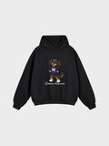 Unisex Fleeced Boxy Fit Hoodie - Dachshund
