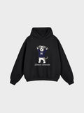 Unisex Fleeced Boxy Fit Hoodie - Schnauzer