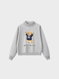 Fleece Mid-Neck Sweatshirt - Golden Retriever
