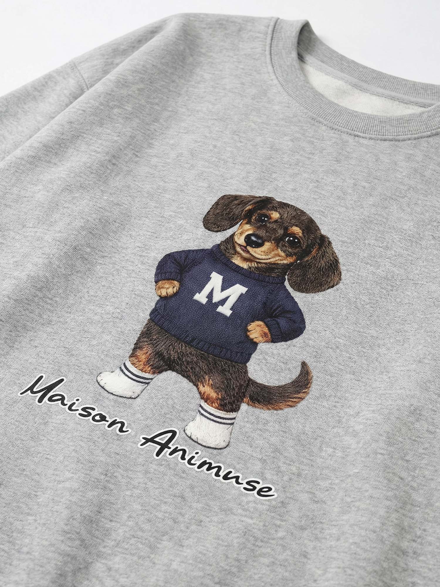 Unisex Heavyweight Cotton Sweatshirt - Dachshund