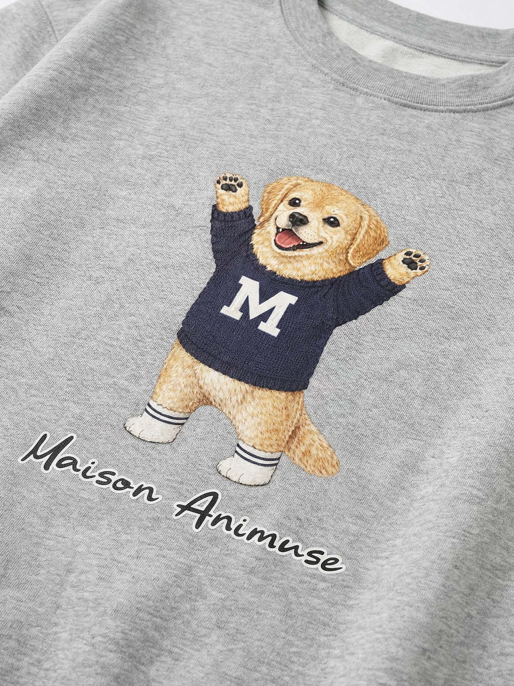 Unisex Heavyweight Cotton Sweatshirt - Golden Retriever