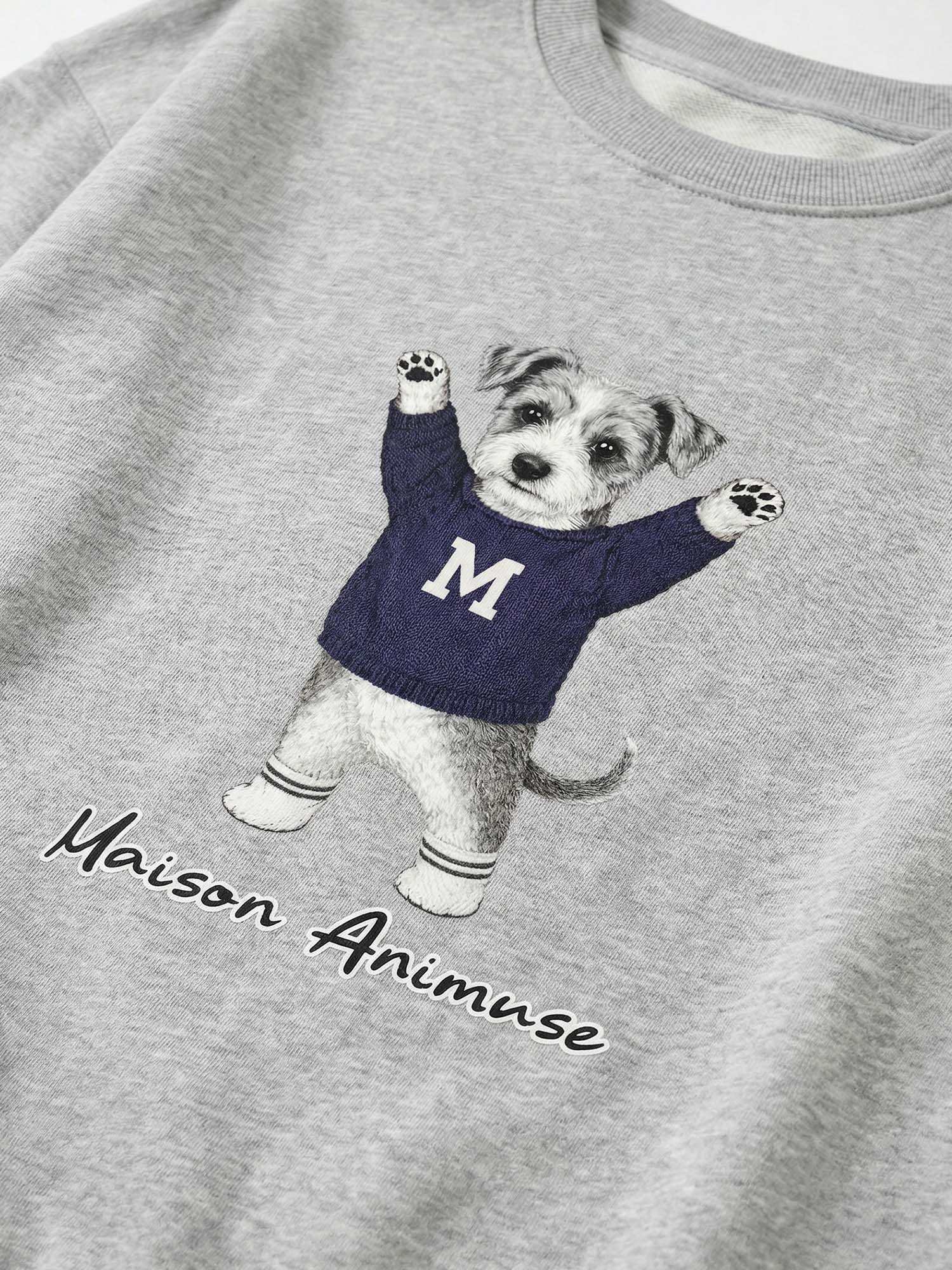 Unisex Heavyweight Cotton Sweatshirt - Schnauzer