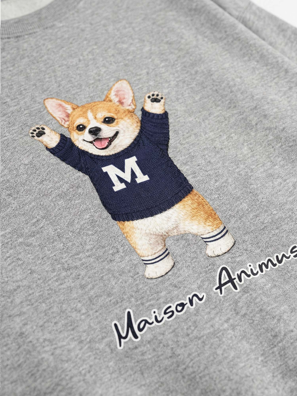 Unisex Heavyweight Cotton Sweatshirt - Corgi