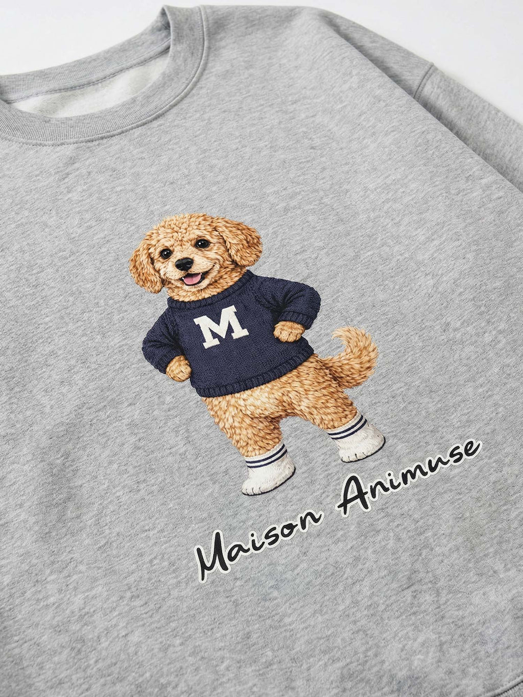 Unisex Heavyweight Cotton Sweatshirt - Goldendoodle