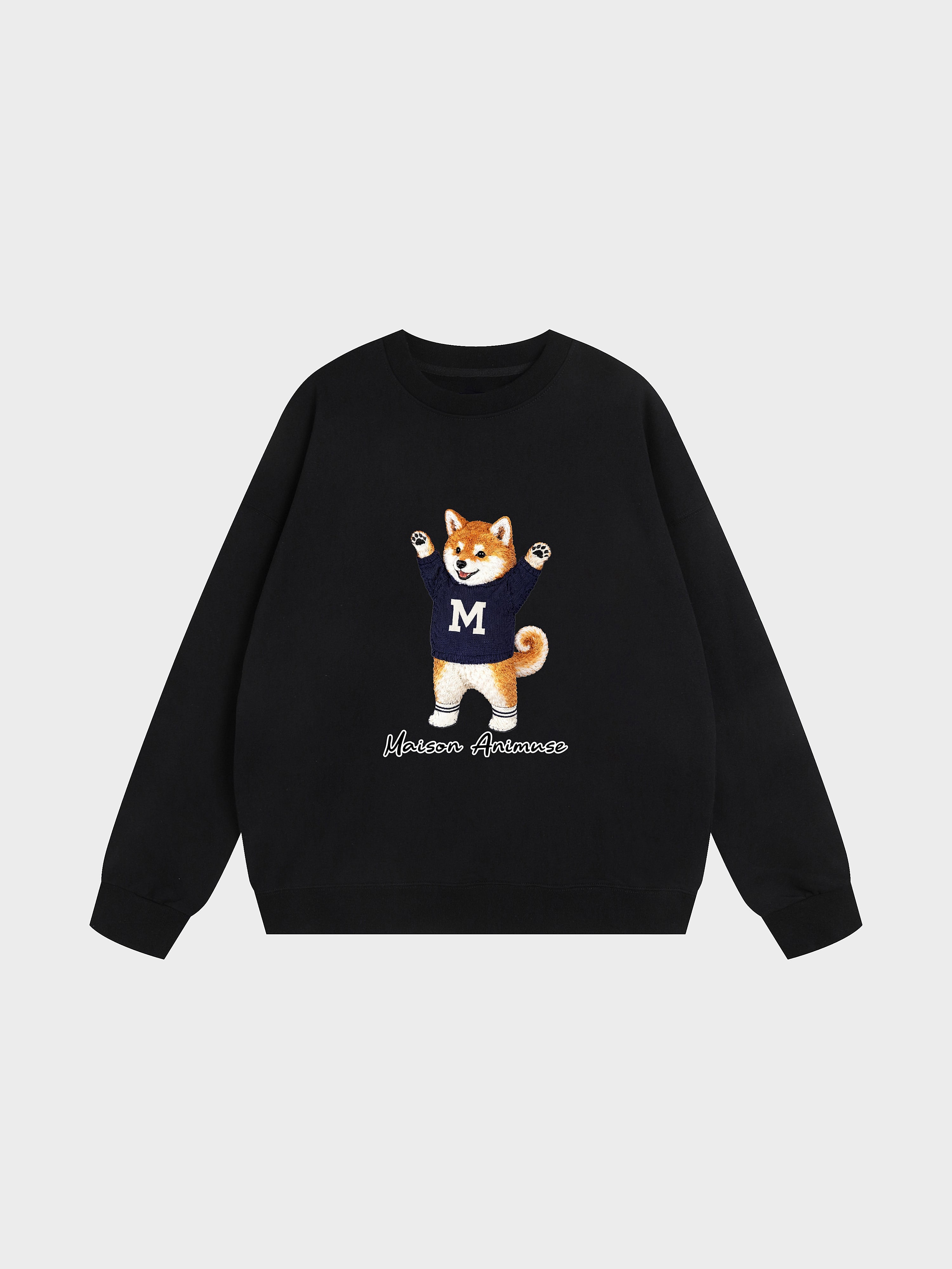 Unisex Heavyweight Cotton Sweatshirt - Shiba Inu