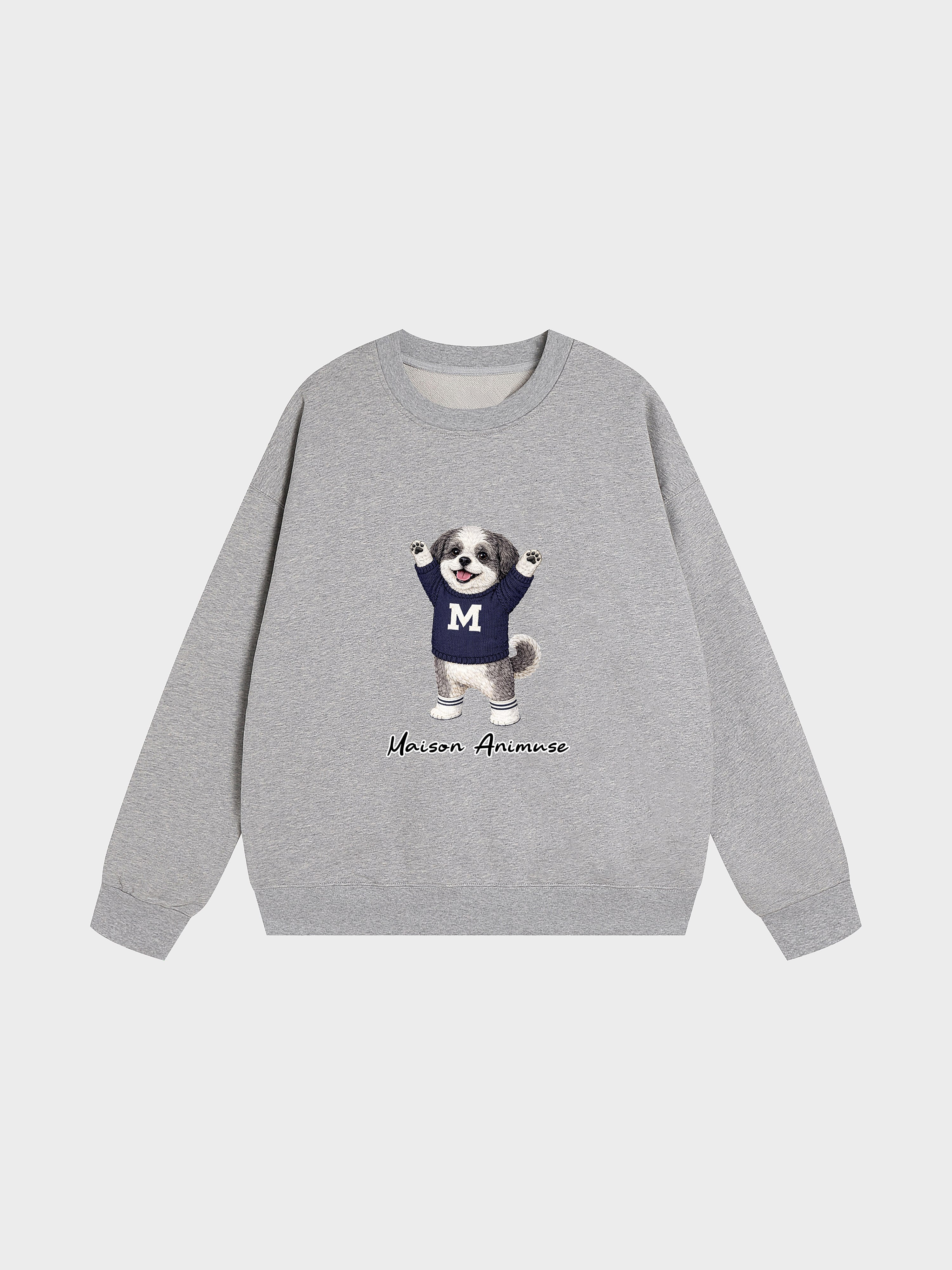 Unisex Heavyweight Cotton Sweatshirt - Shih Tzu