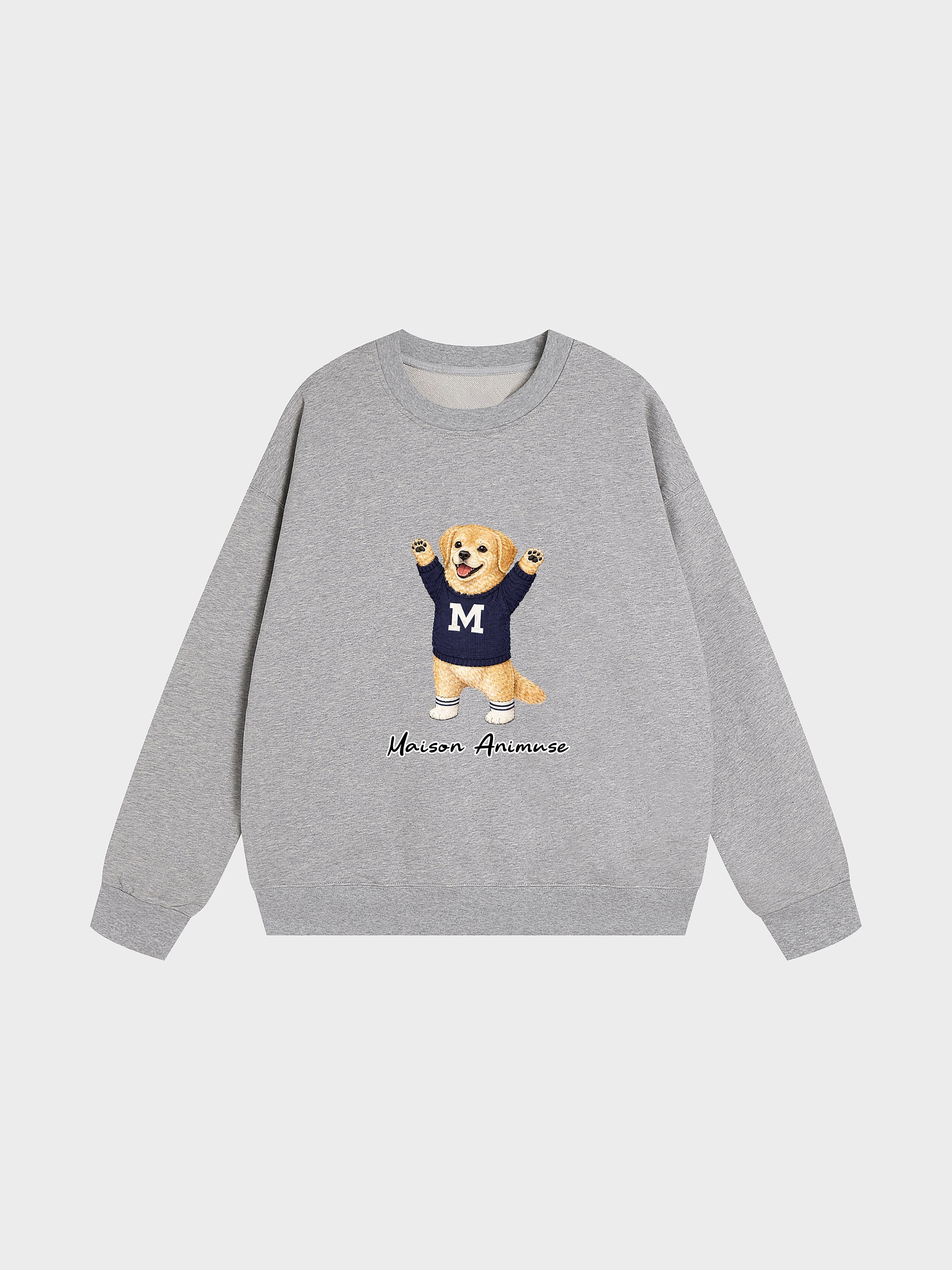 Unisex Heavyweight Cotton Sweatshirt - Golden Retriever