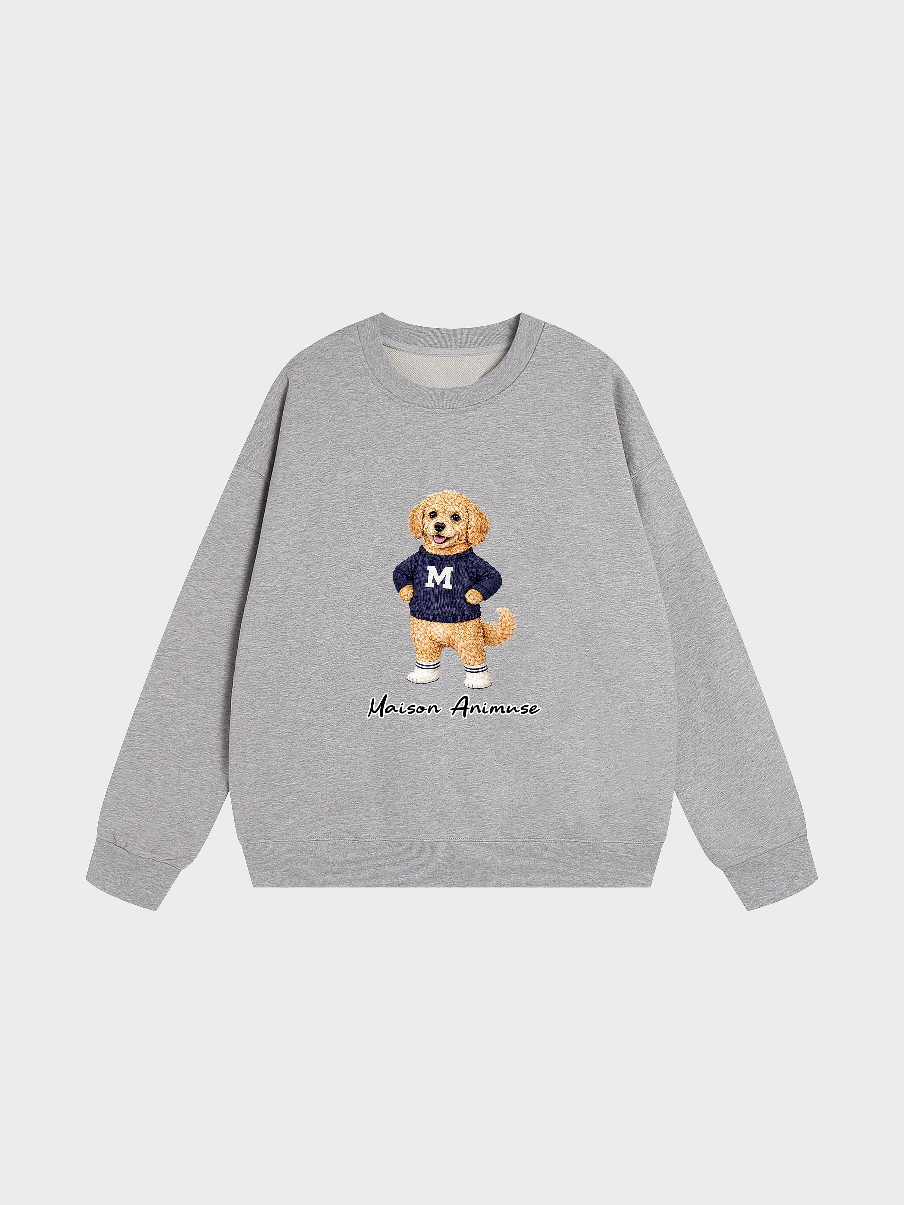 Unisex Heavyweight Cotton Sweatshirt - Goldendoodle