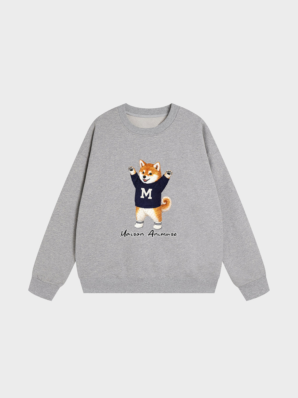 Unisex Heavyweight Cotton Sweatshirt - Shiba Inu