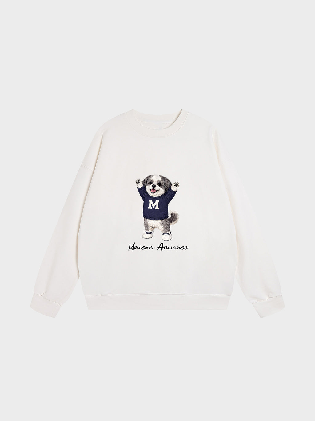 Unisex Heavyweight Cotton Sweatshirt - Shih Tzu