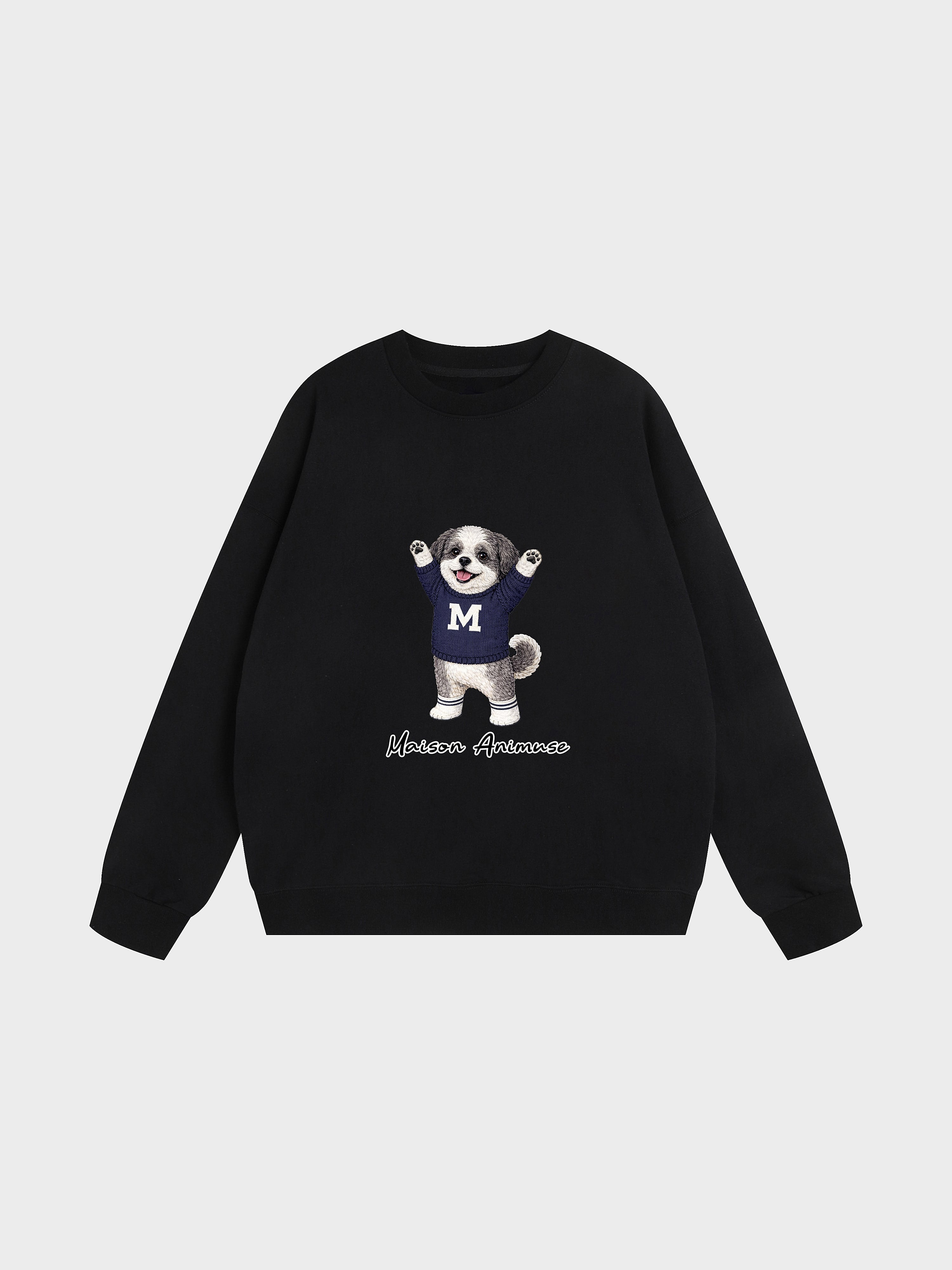 Unisex Heavyweight Cotton Sweatshirt - Shih Tzu