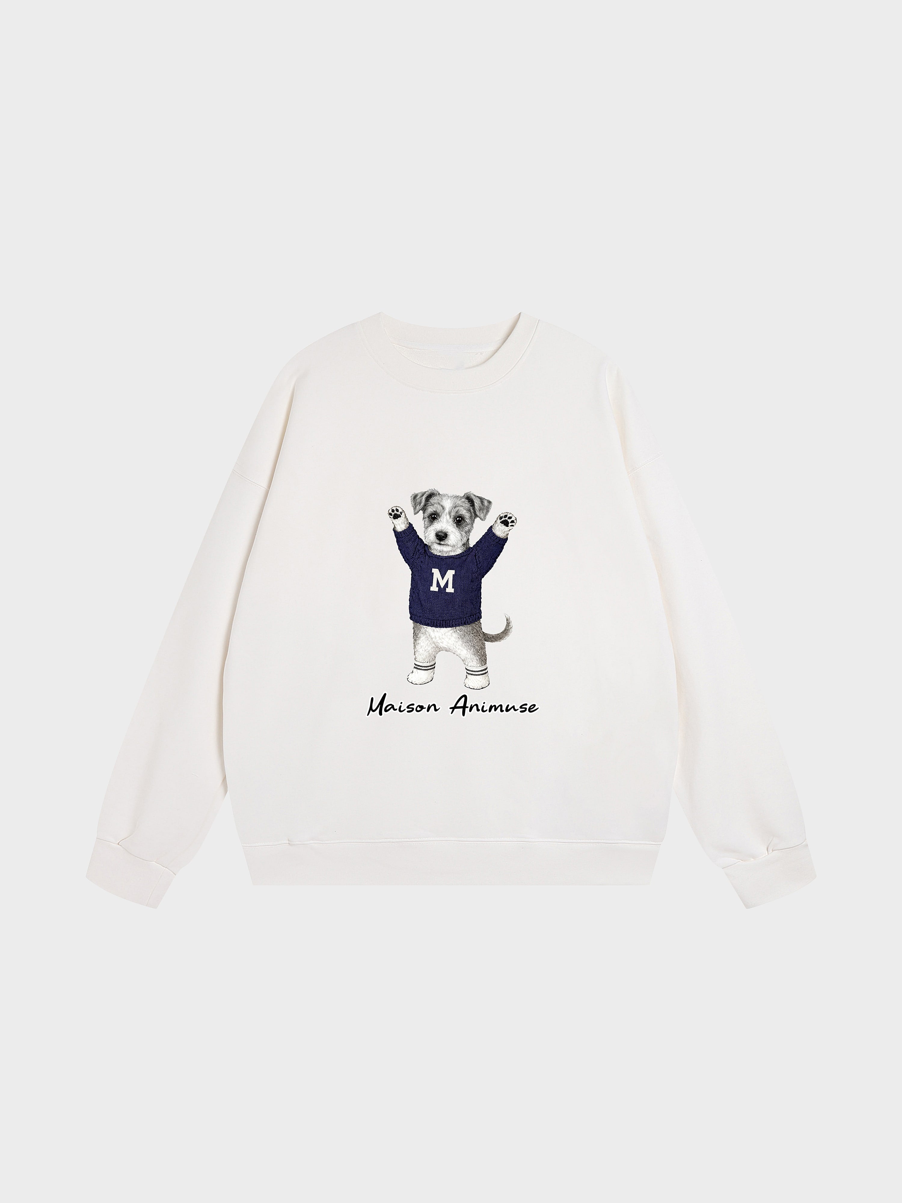 Unisex Heavyweight Cotton Sweatshirt - Schnauzer