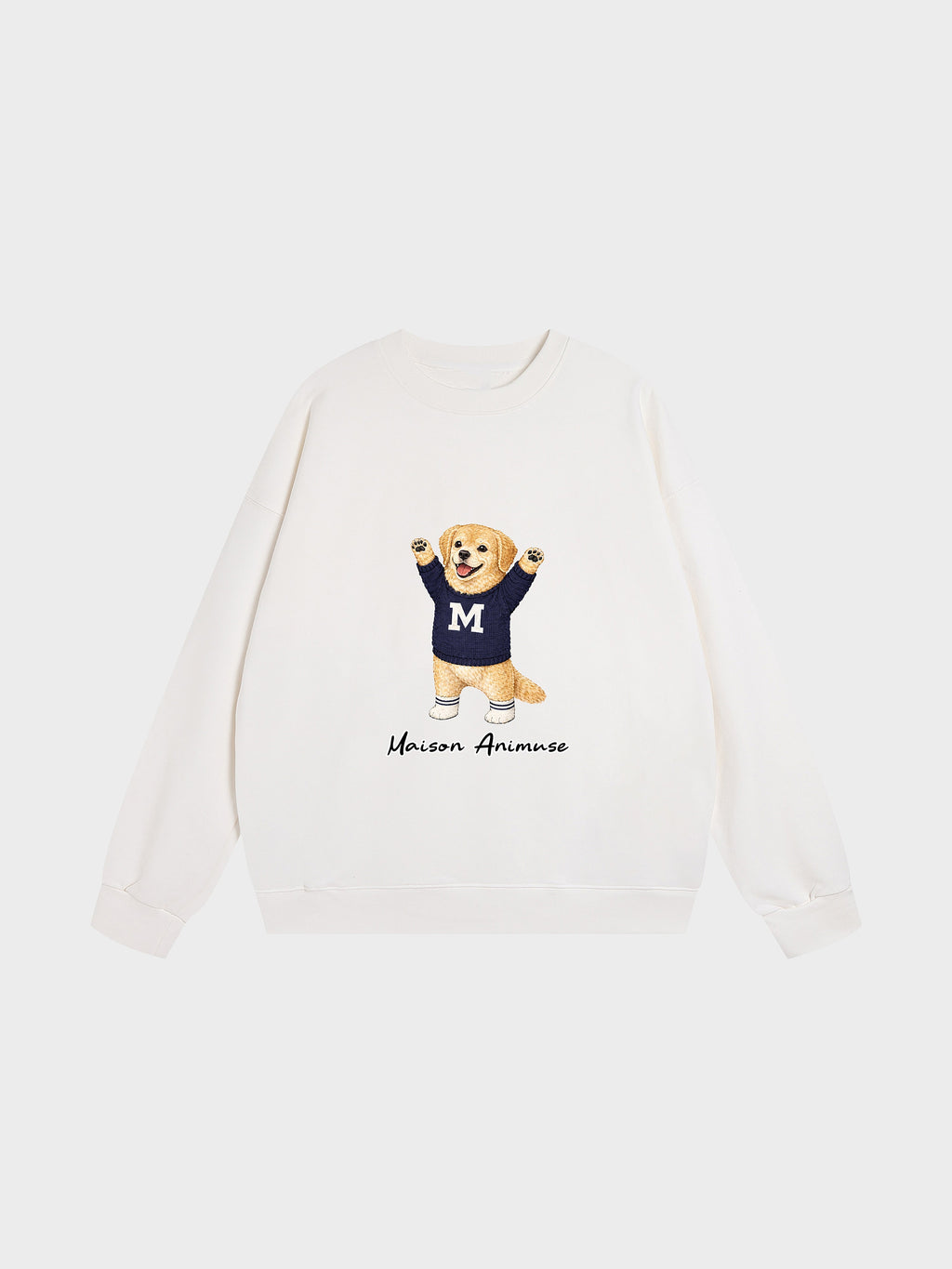 Unisex Heavyweight Cotton Sweatshirt - Golden Retriever