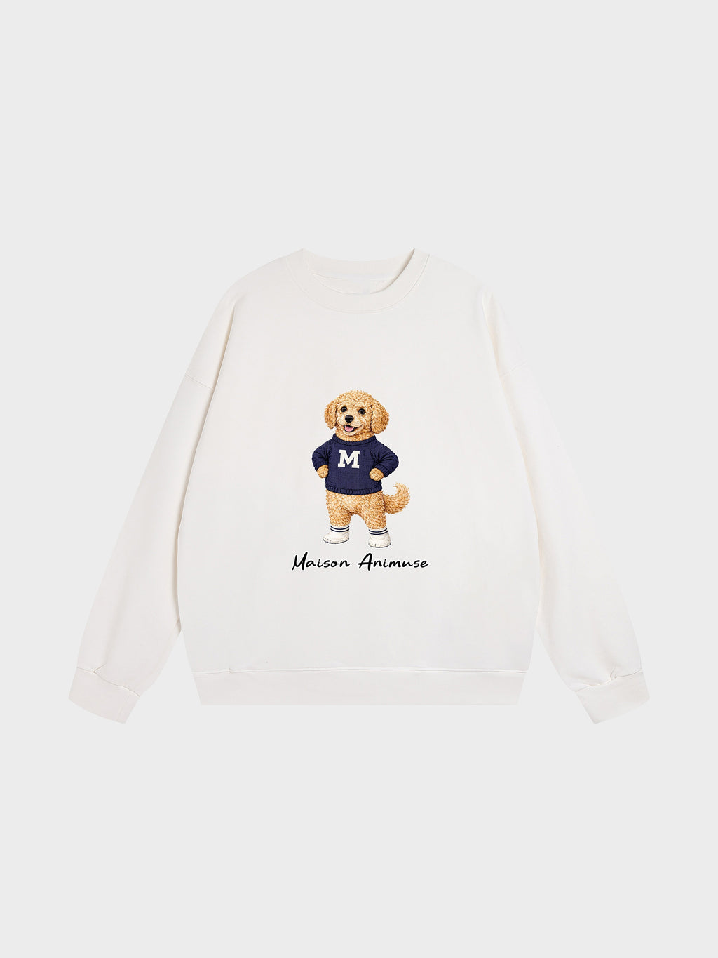 Unisex Heavyweight Cotton Sweatshirt - Goldendoodle