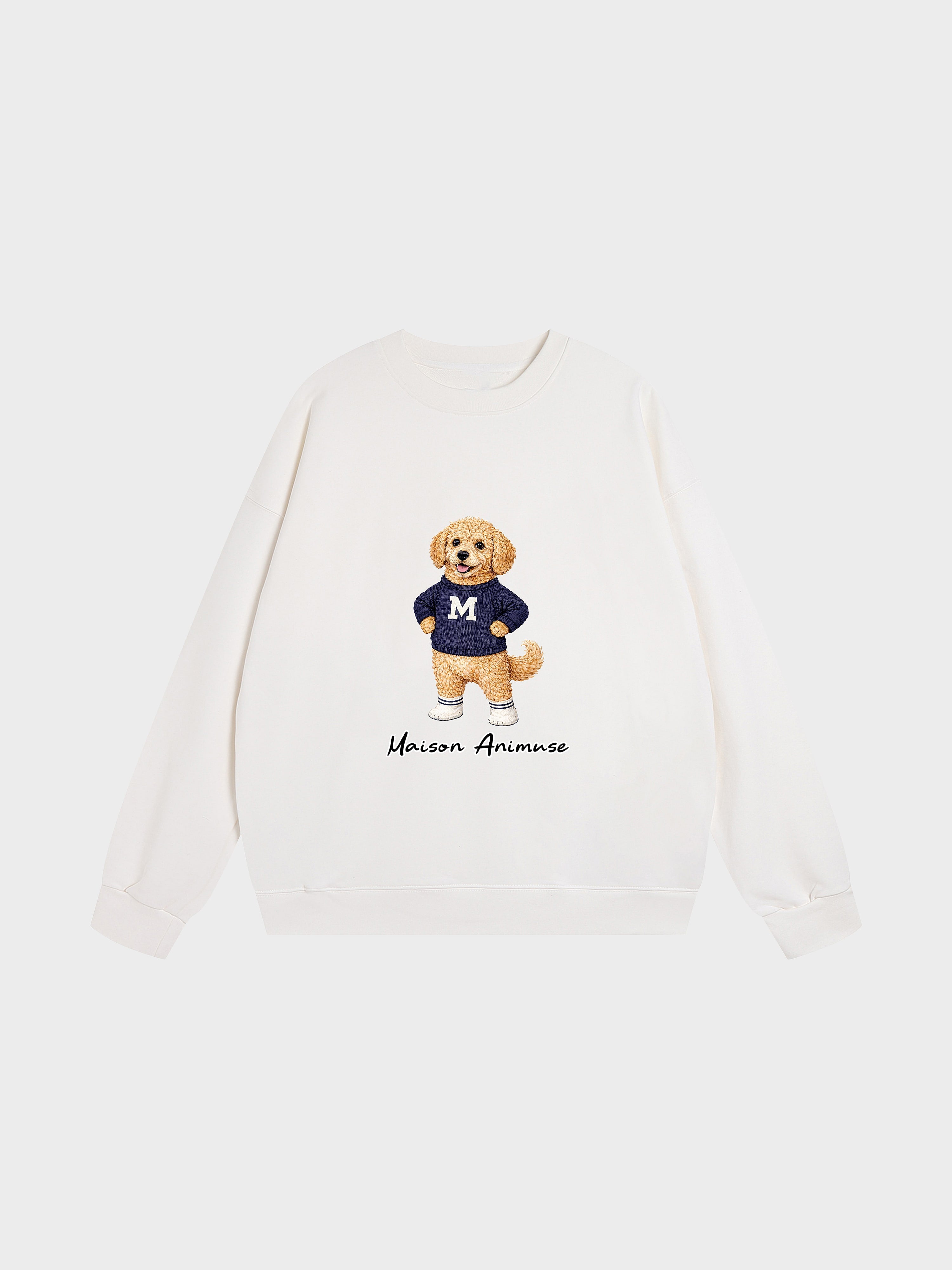 Unisex Heavyweight Cotton Sweatshirt - Goldendoodle