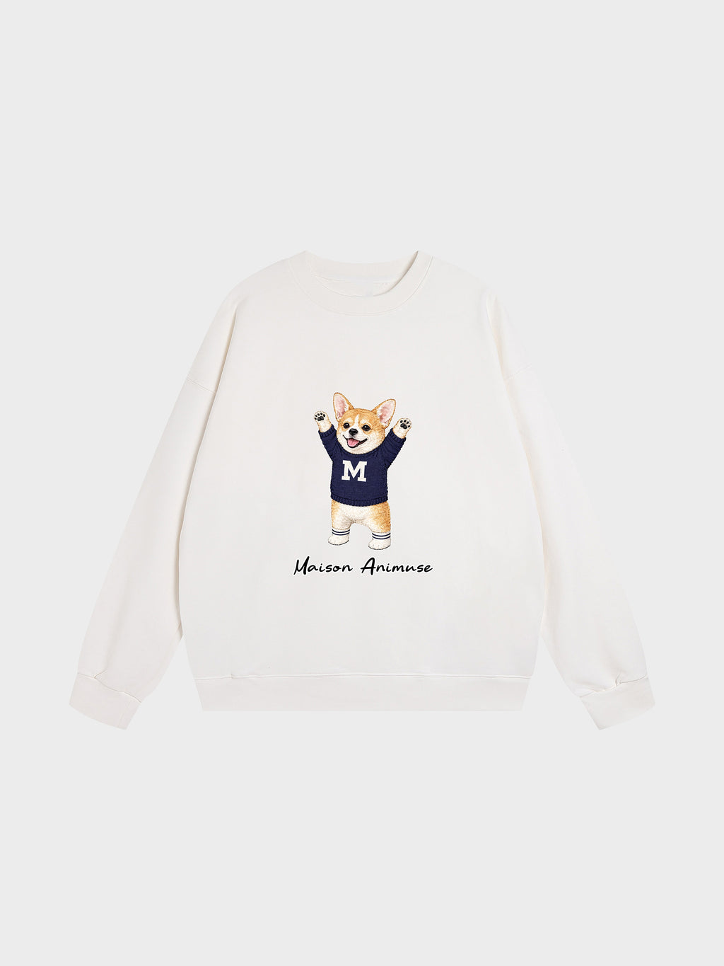 Unisex Heavyweight Cotton Sweatshirt - Corgi