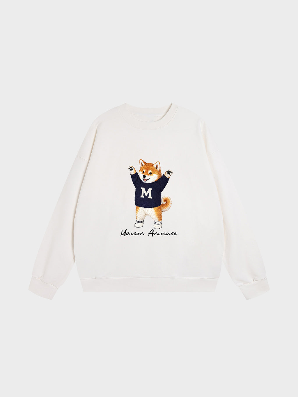 Unisex Heavyweight Cotton Sweatshirt - Shiba Inu