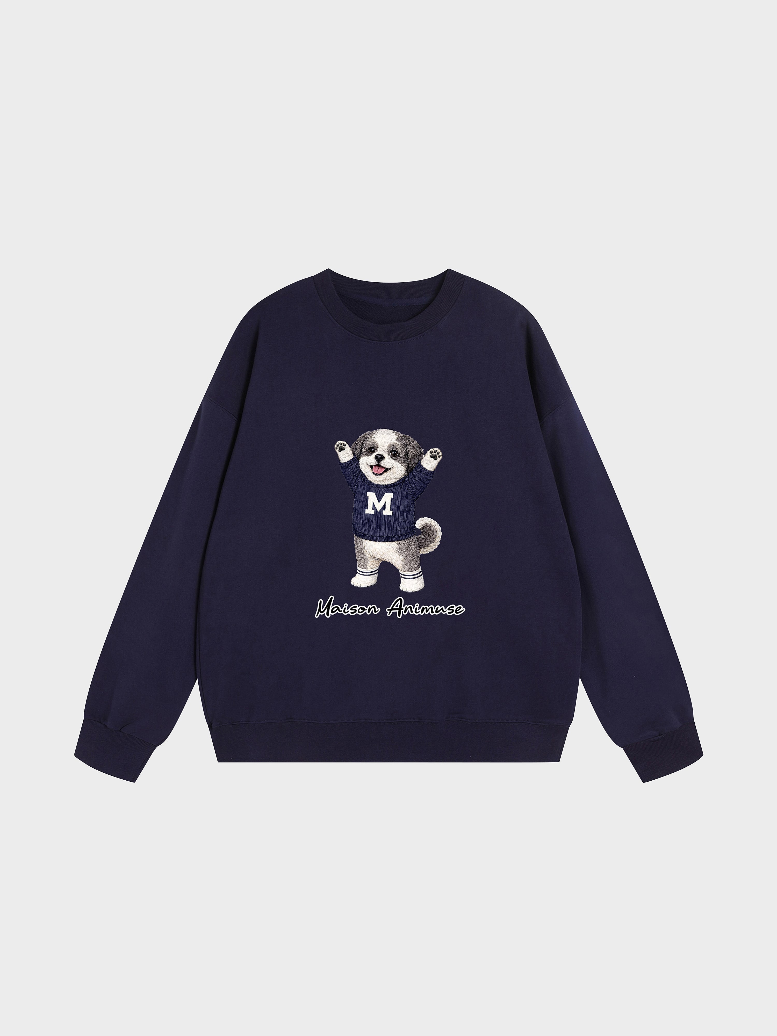 Unisex Heavyweight Cotton Sweatshirt - Shih Tzu