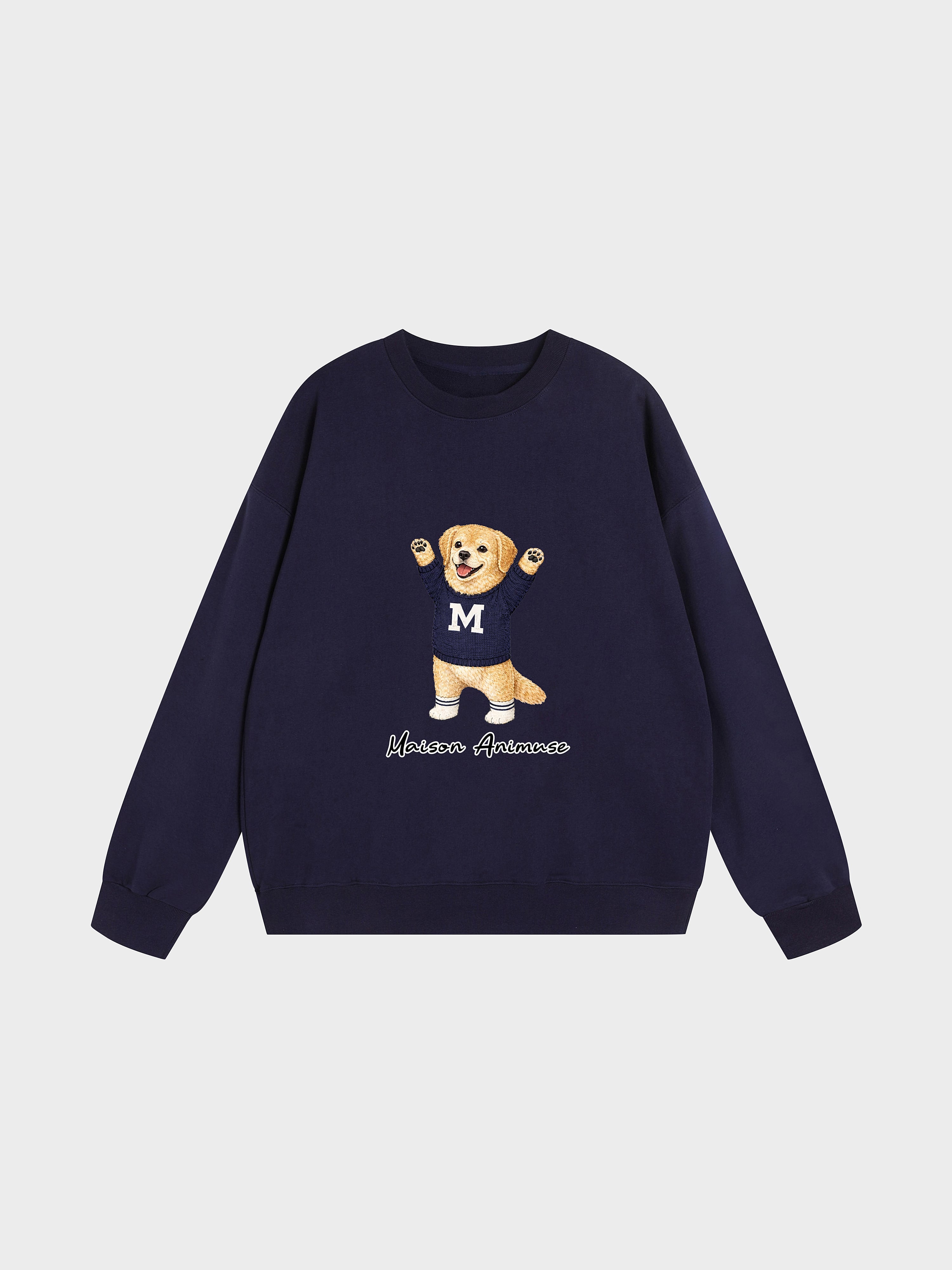 Unisex Heavyweight Cotton Sweatshirt - Golden Retriever