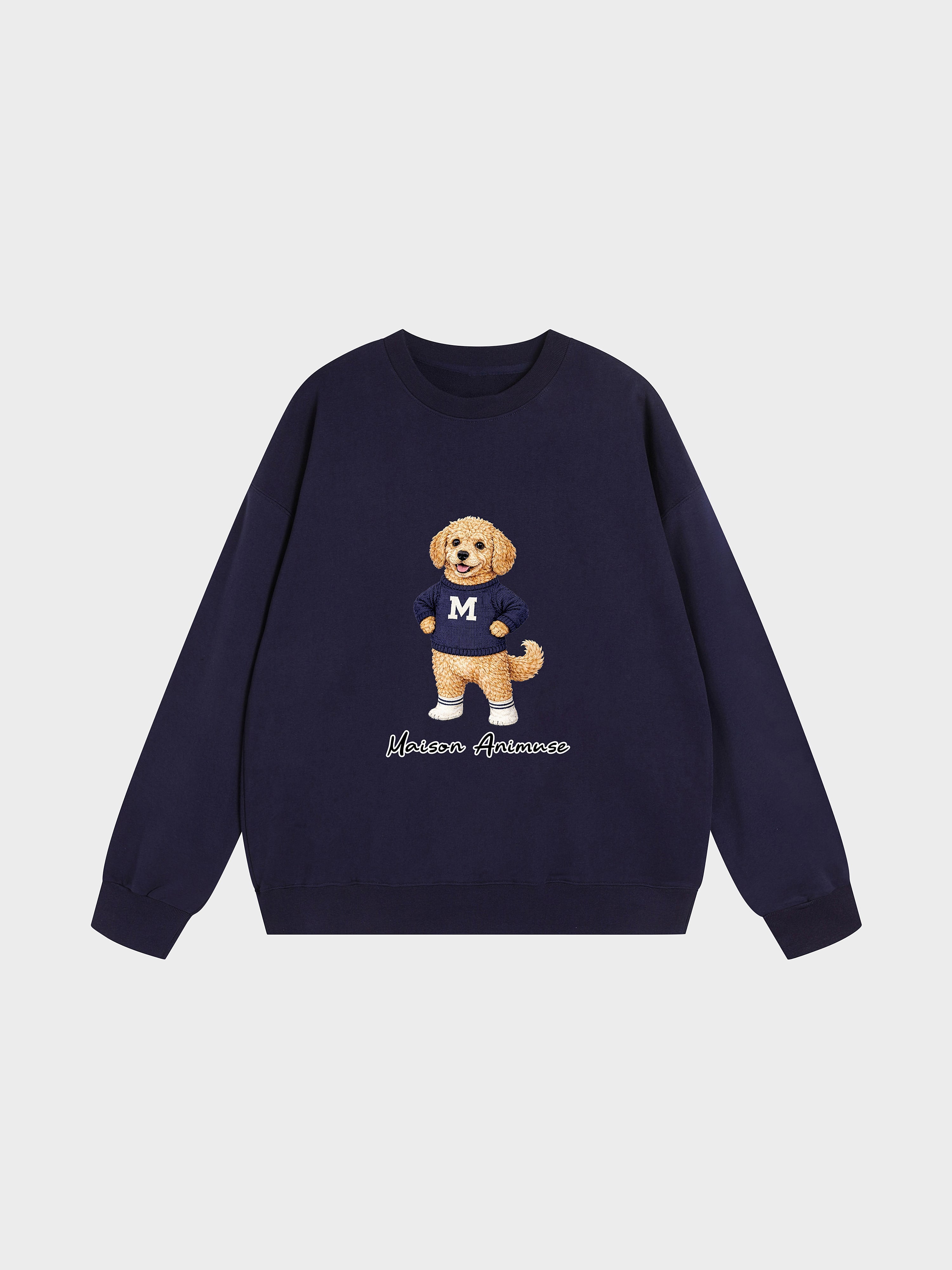 Unisex Heavyweight Cotton Sweatshirt - Goldendoodle
