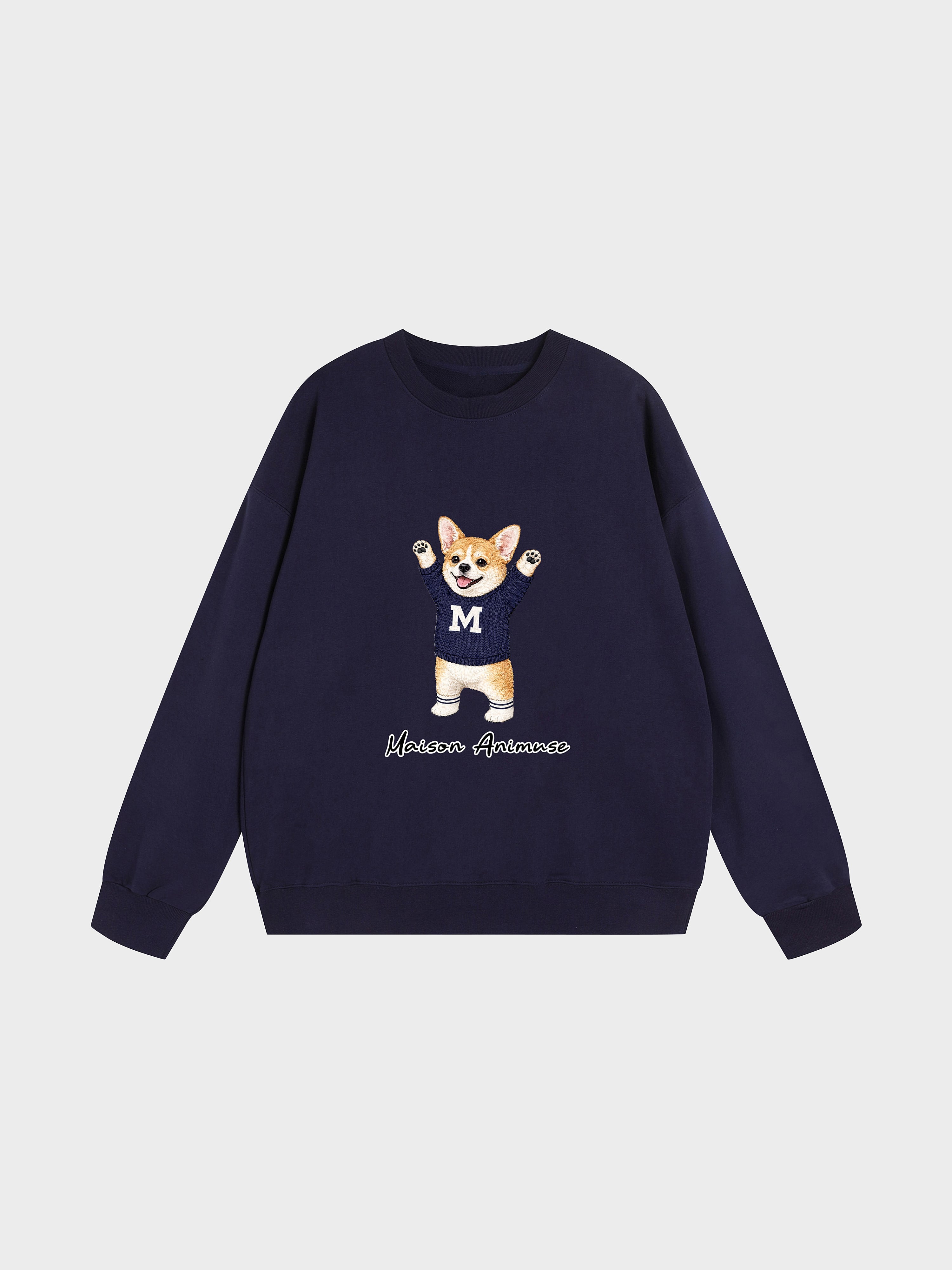 Unisex Heavyweight Cotton Sweatshirt - Corgi