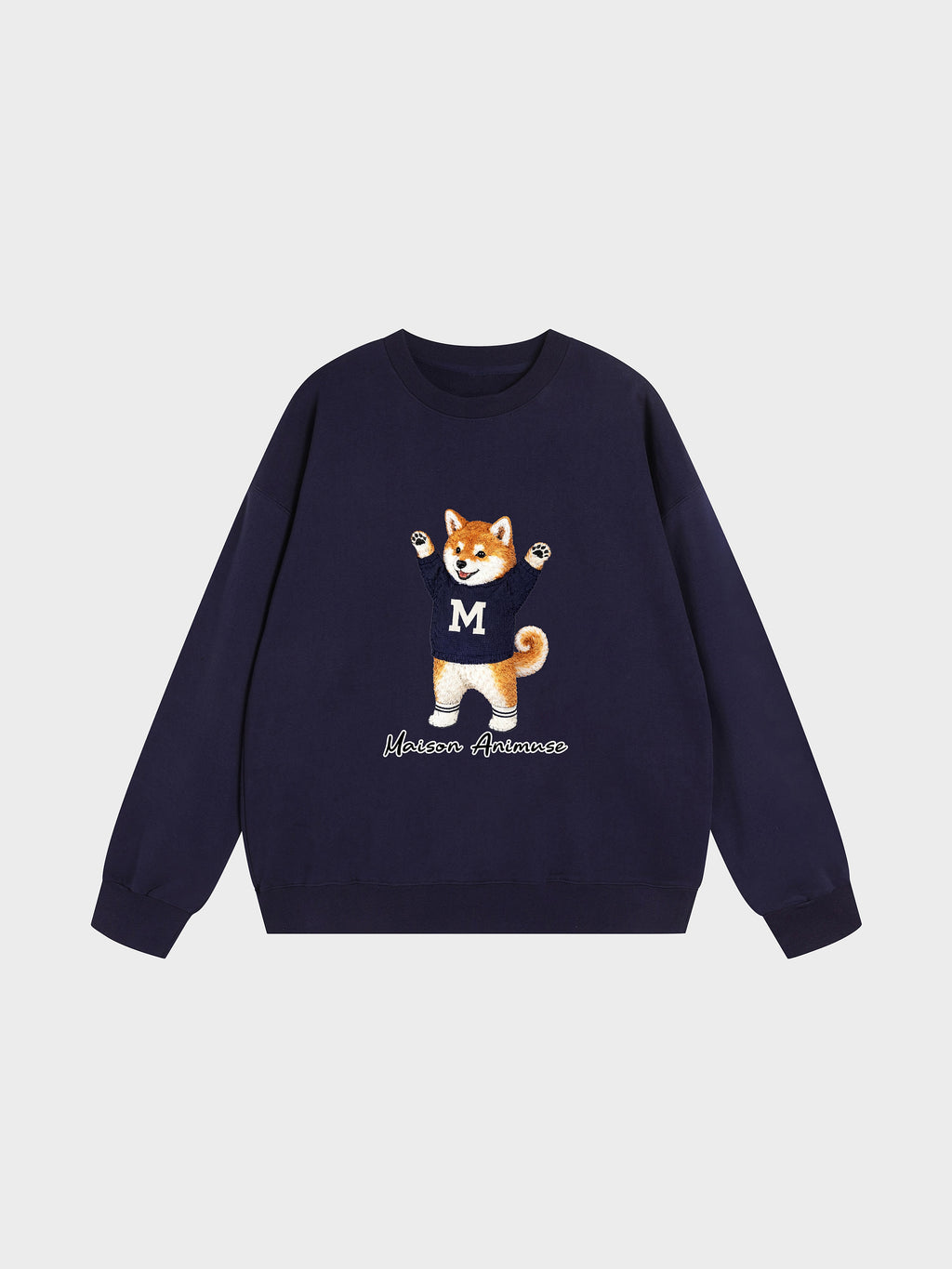 Unisex Heavyweight Cotton Sweatshirt - Shiba Inu